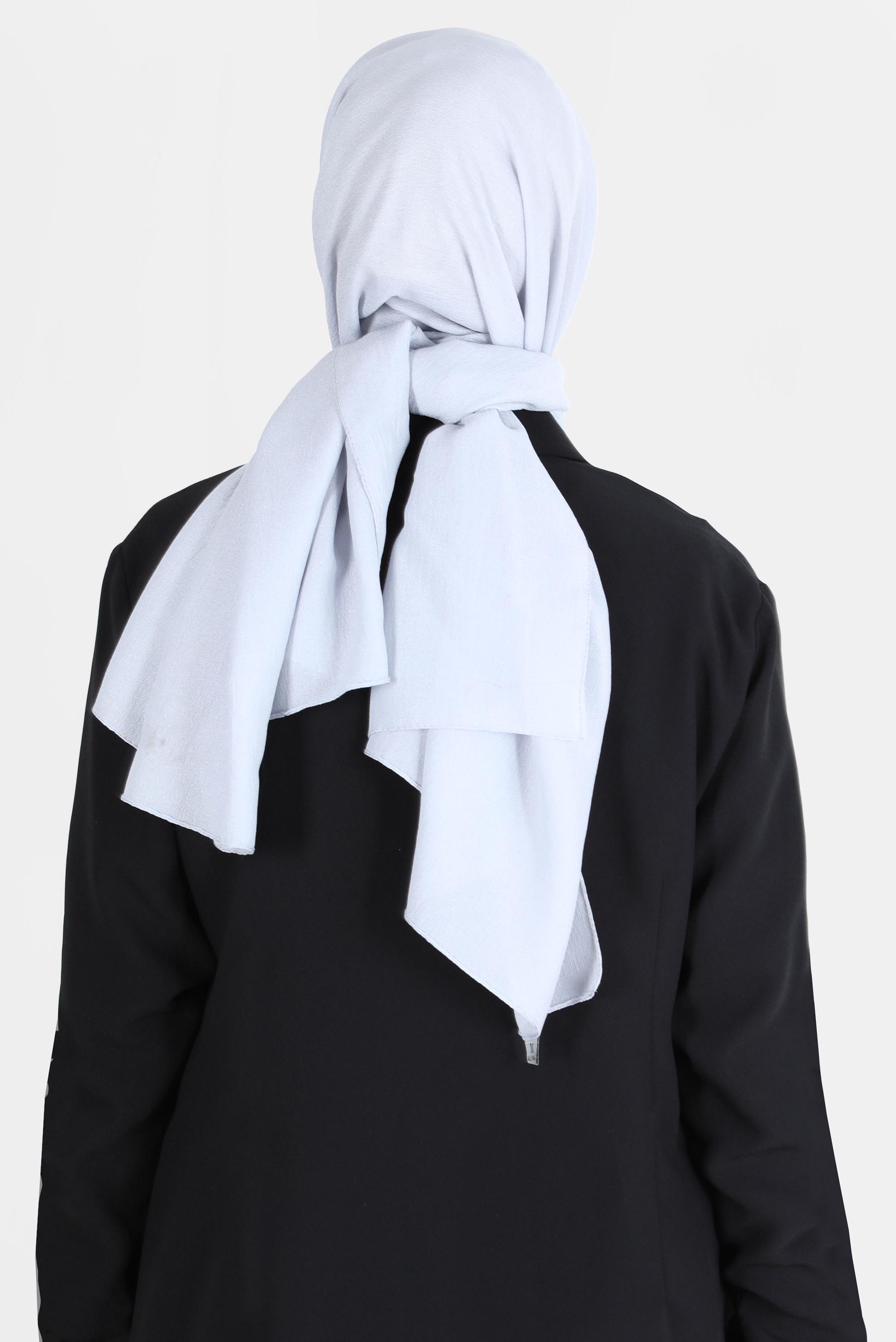 Hijab clothing GREY ALVİNA SHAWL 8138