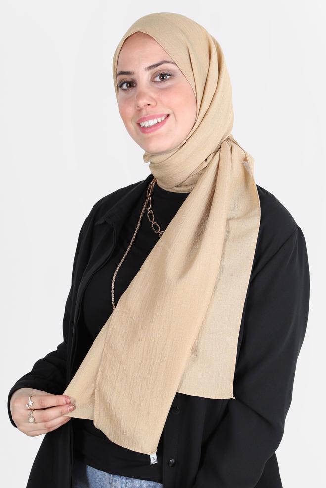 Tesettür giyim  ALVİNA KREP ŞAL 8138 - ALVİNA