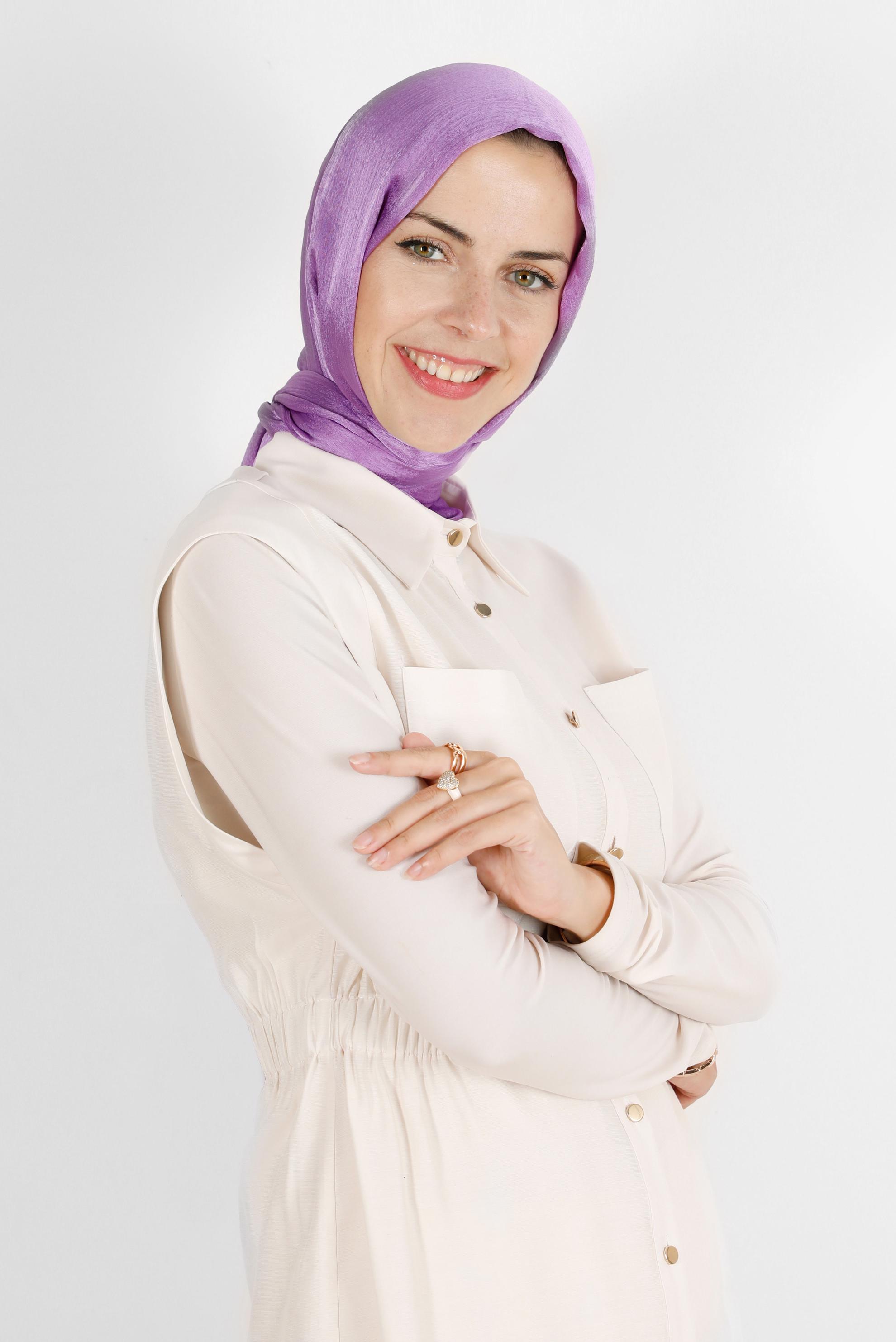 Tesettür giyim MOR ALVİNA JANJANLI ŞAL 8139	