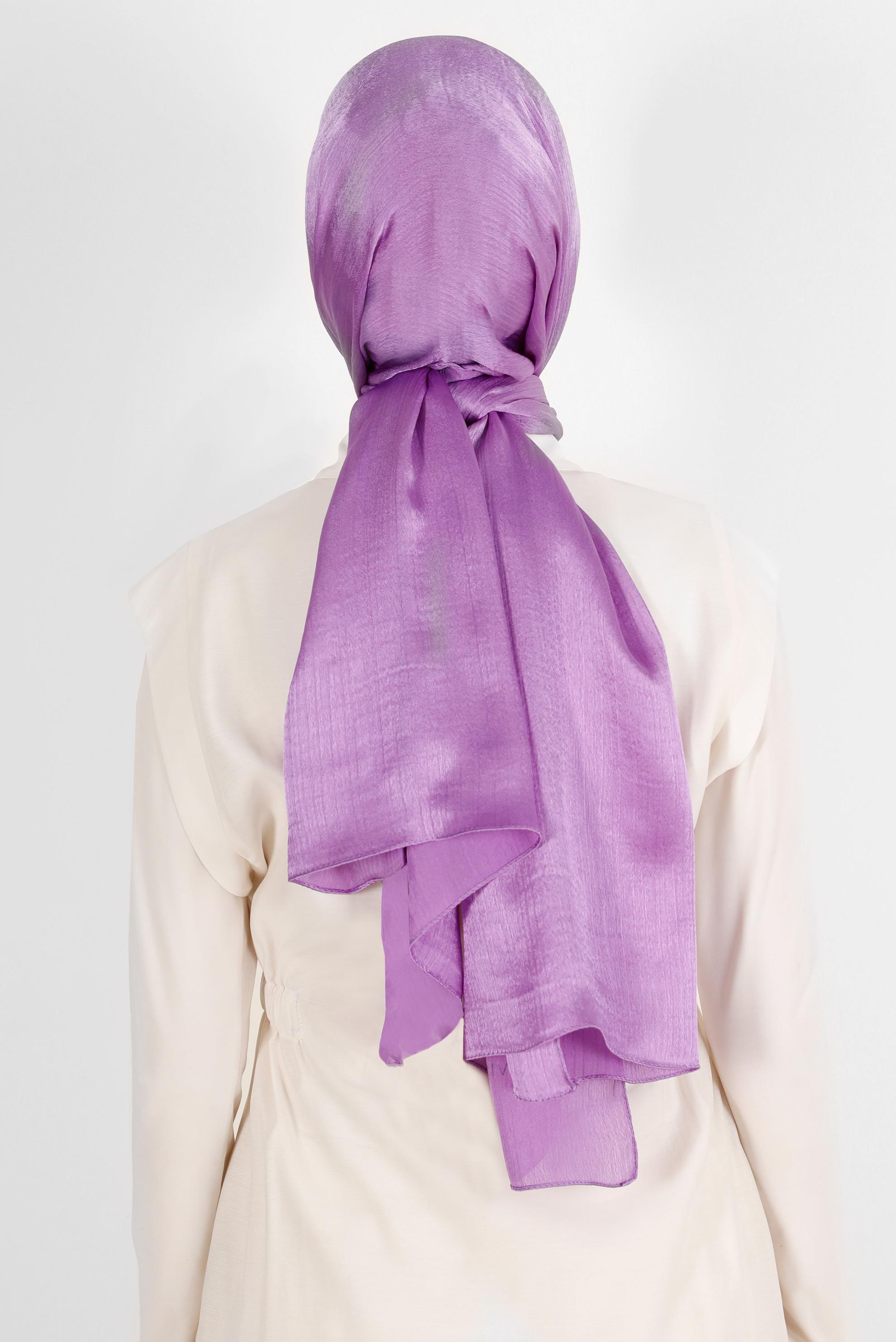 Tesettür giyim MOR ALVİNA JANJANLI ŞAL 8139	