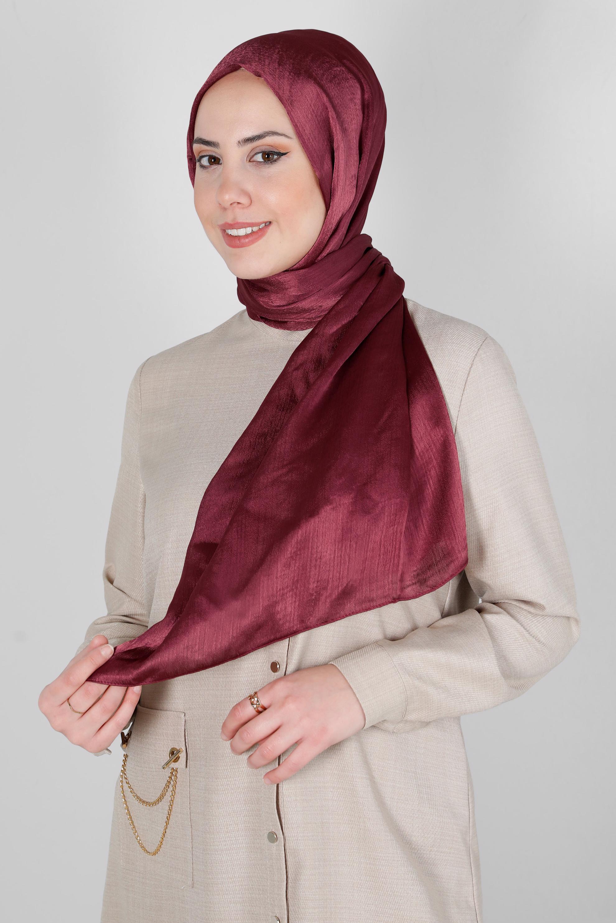 Tesettür giyim MOR ALVİNA JANJANLI ŞAL 8139	