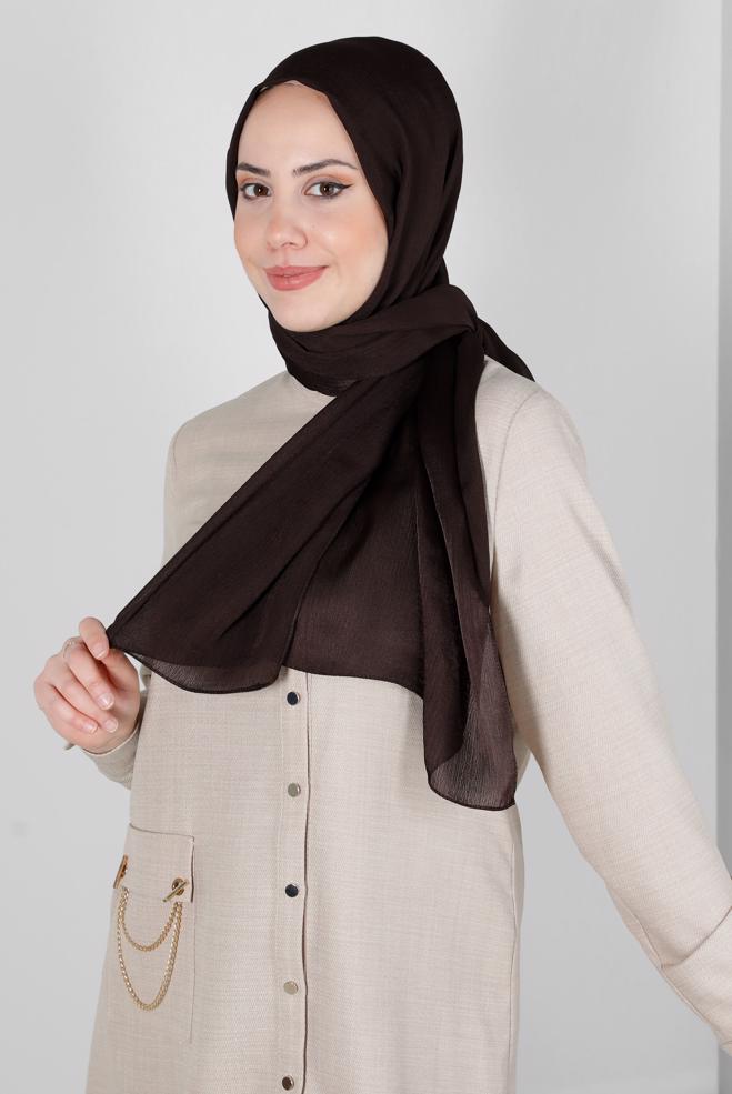 Tesettür giyim  ALVİNA JANJANLI ŞAL 8139	 - ALVİNA
