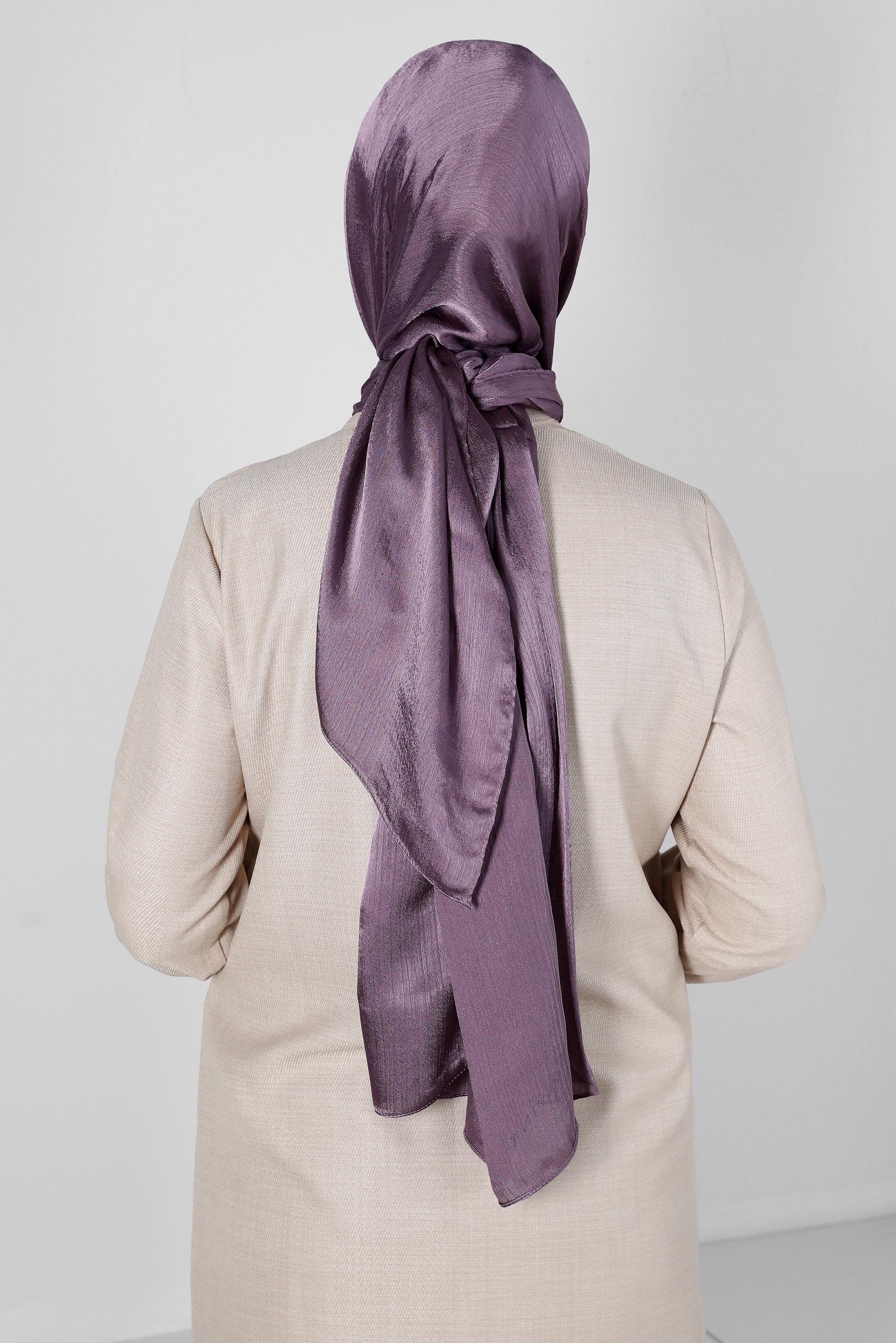 Tesettür giyim TURUNCU ALVİNA JANJANLI ŞAL 8139	