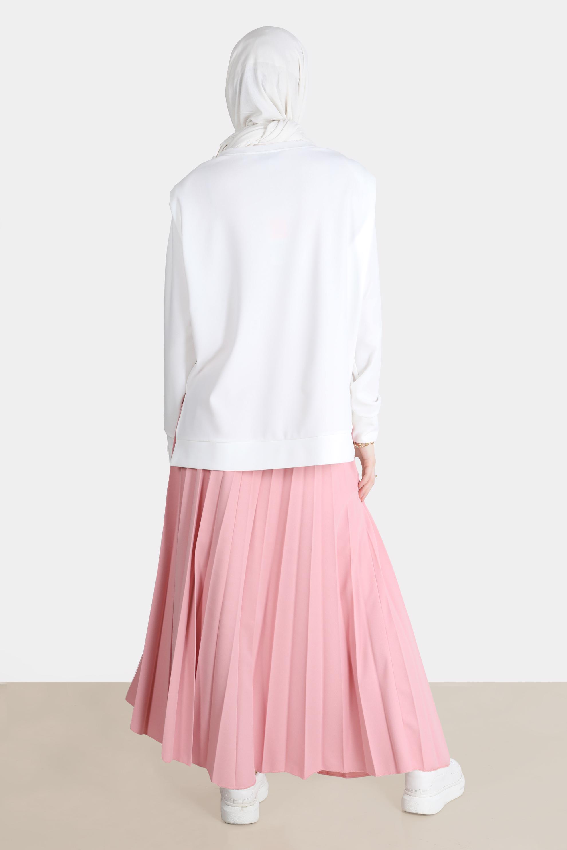 Vêtements hijab POUDRE COSTUME JUPE 2 PIÈCES IMPRIMÉ 42674