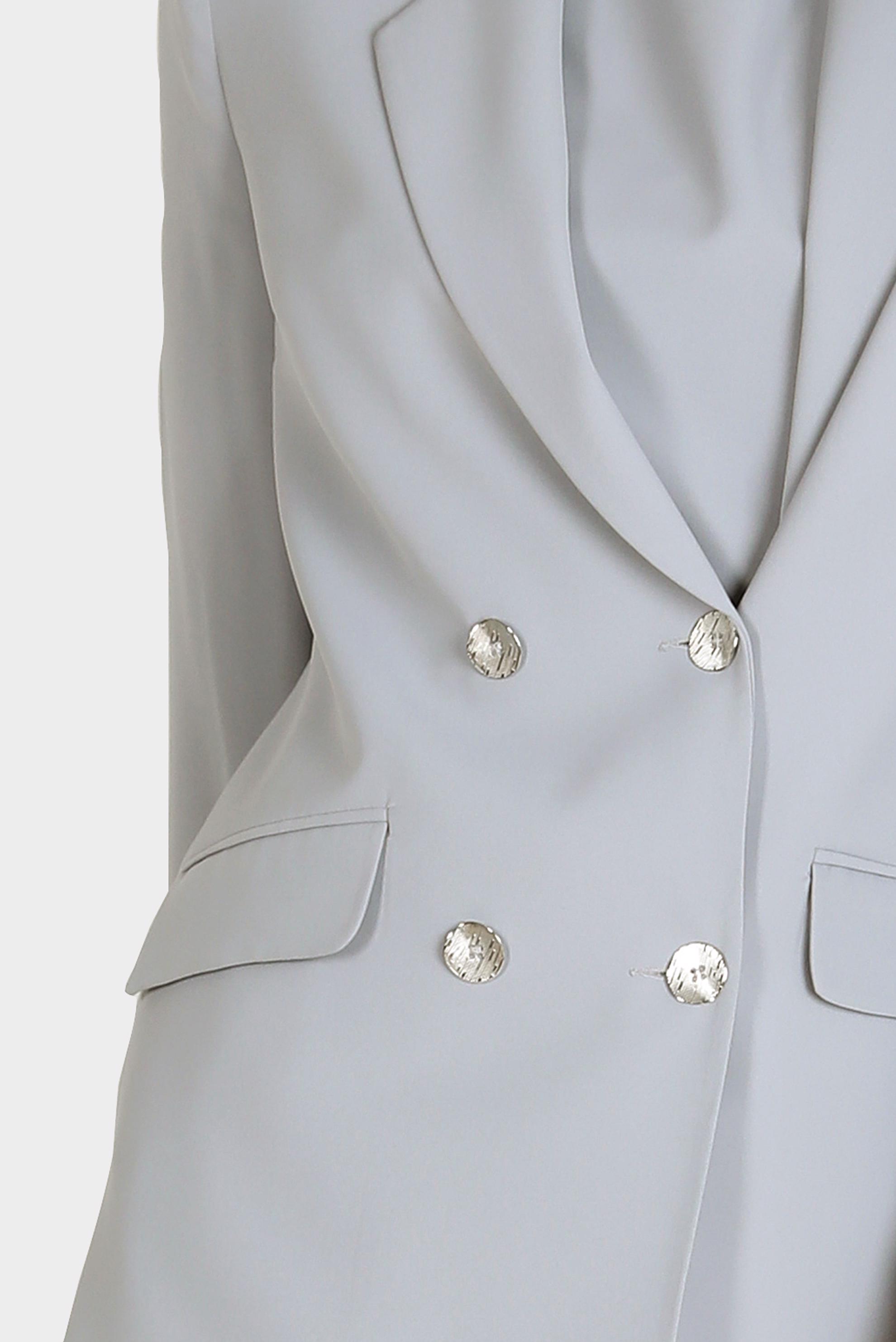 Tesettür giyim GRİ KEMERLİ KLASİK ÜÇLÜ PANT. TAKIM 30251 