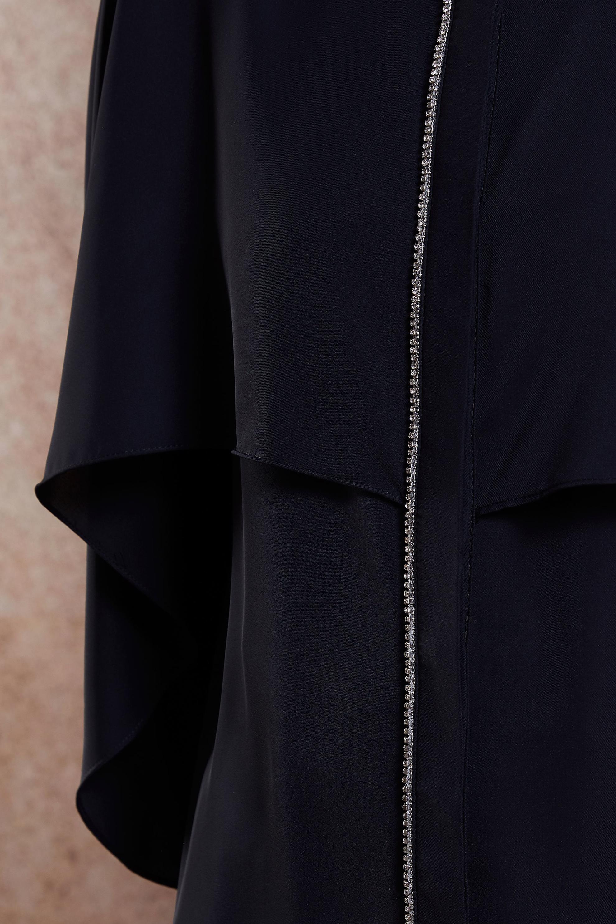 Tesettür giyim SİYAH TAŞ ŞERİTLİ PANTOLONLU TAKIM 42511