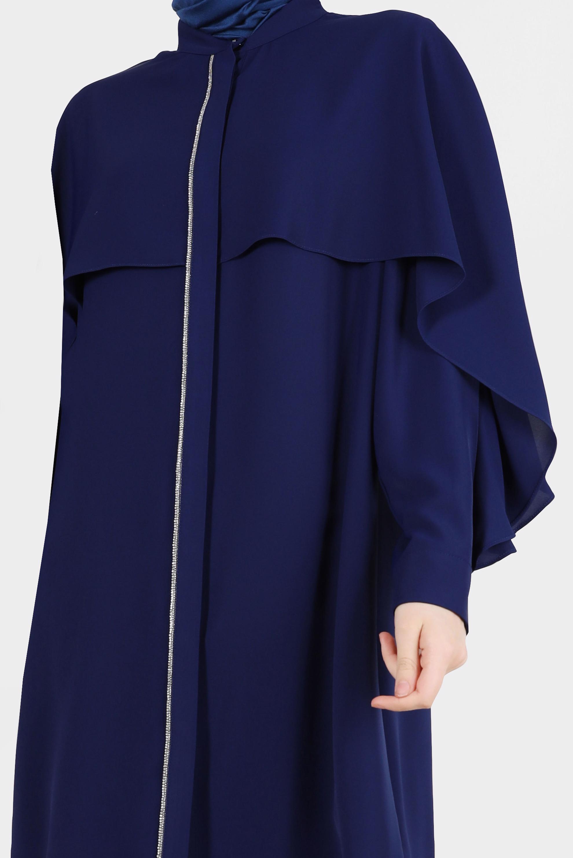 Hijab clothing NAVY BLUE GEM STRIPED PANTS SUIT 42511