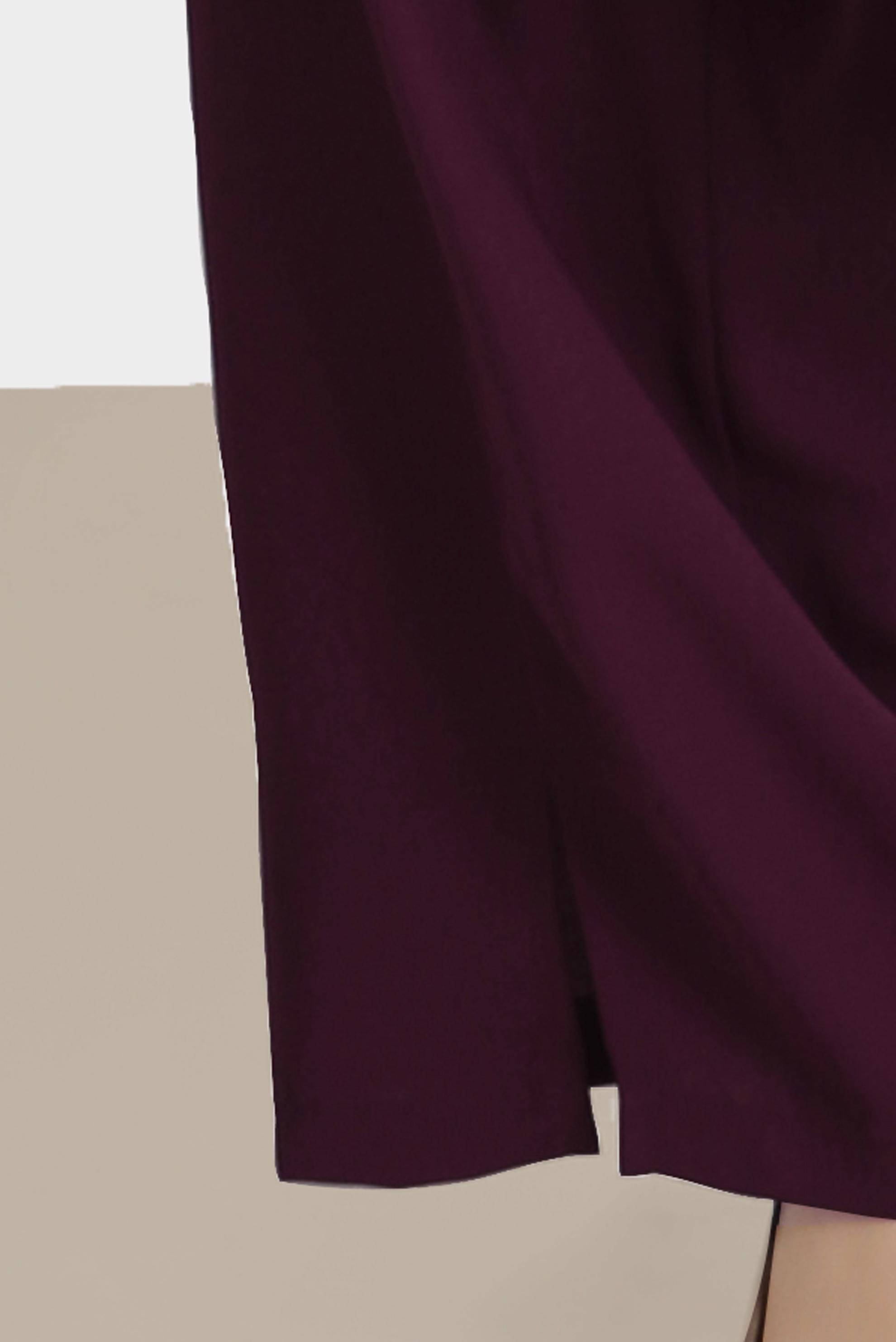 Tesettür giyim MOR BOYDAN DÜĞMELİ YIRTMAÇ DETAYLI İKİLİ PANT. TAKIM 42517 