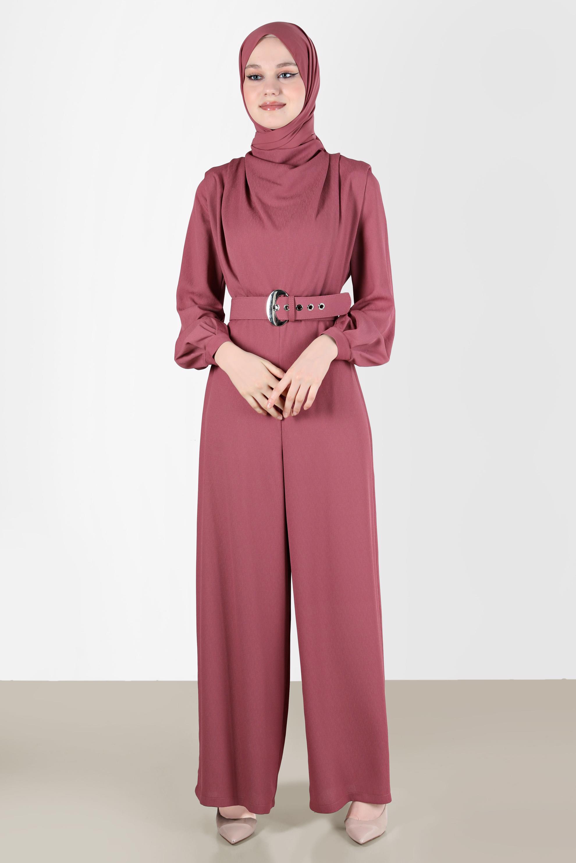 Vêtements hijab ROSE SALOPETTE REMBOURRÉE AVEC CEINTURE 42552