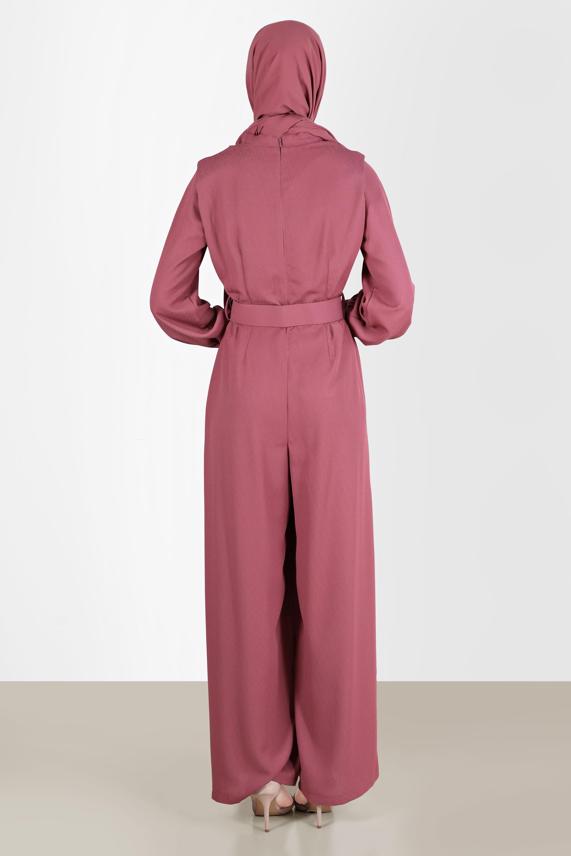 Vêtements hijab ROSE SALOPETTE REMBOURRÉE AVEC CEINTURE 42552