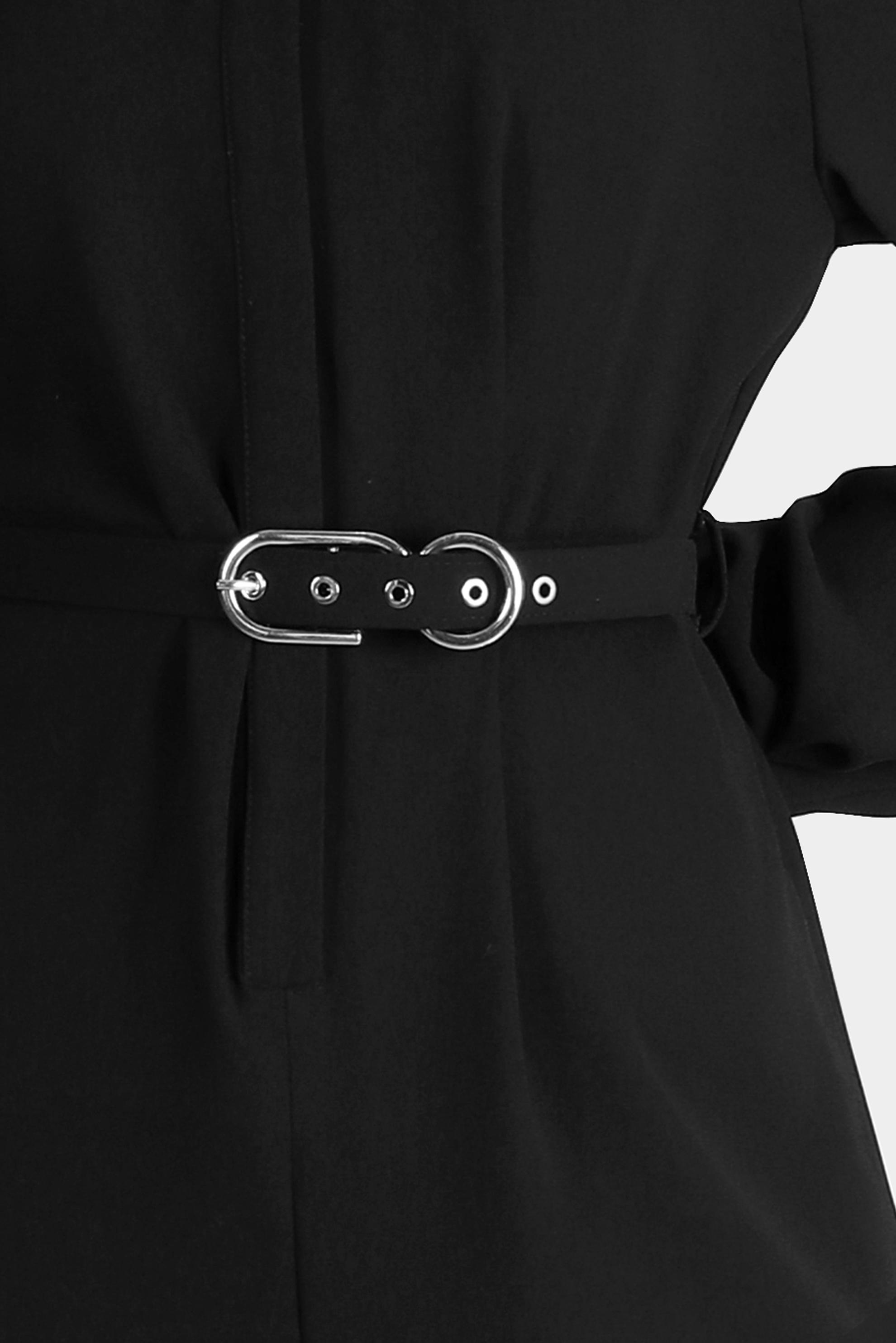 Hijab clothing BLACK BELTED CREPE OVERALLS 42695 