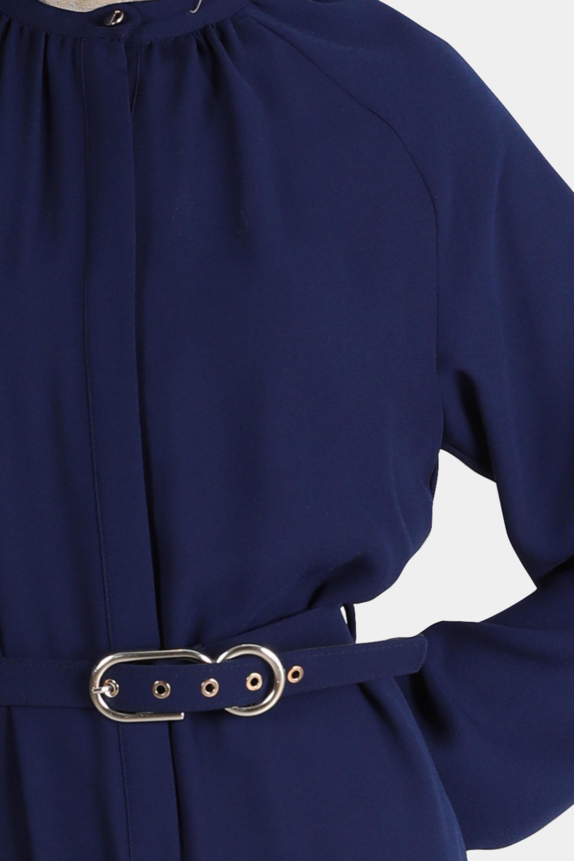 Vêtements hijab BLEU MARINE SALOPETTE EN CRÊPE AVEC CEINTURE 42695