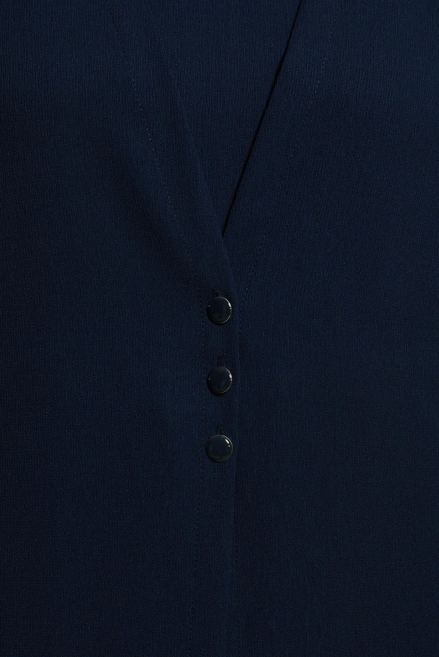 Tesettür giyim LACİVERT HIRKA GÖRÜNÜMLÜ DÜĞMELİ TULUM 42766 