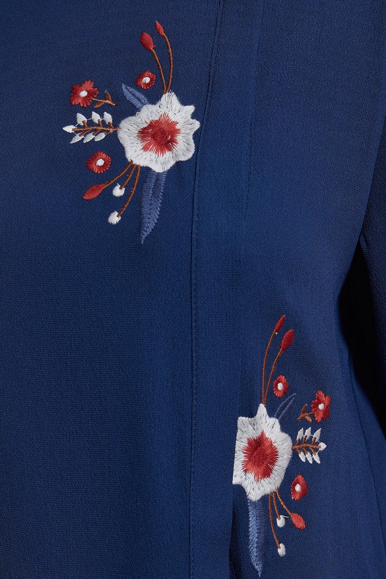 Tesettür giyim LACİVERT ÇİÇEK DESENLİ TUNİK 20247