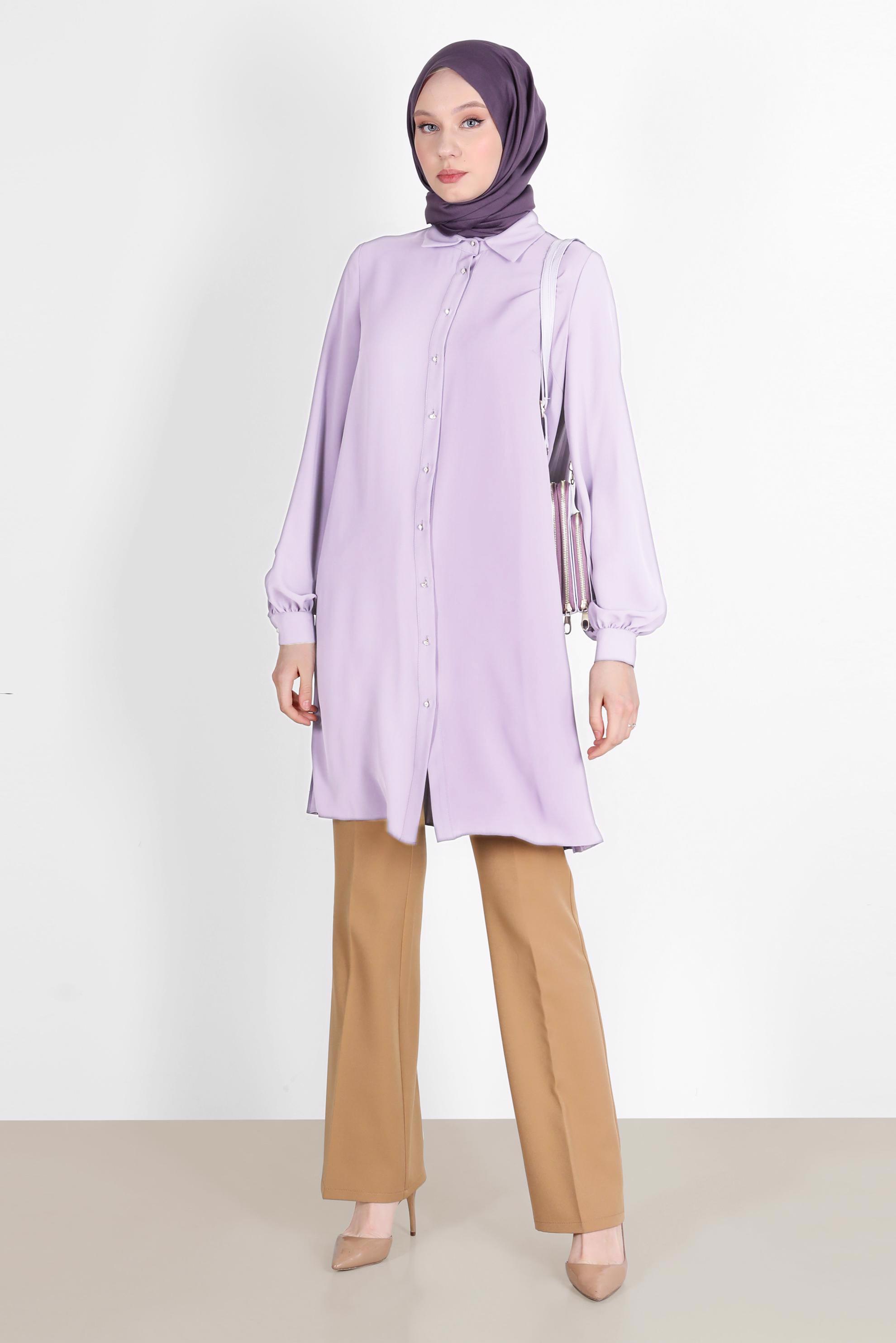 Tesettür giyim MOR 42520 BONİTA TUNİK 38/46 TEK40