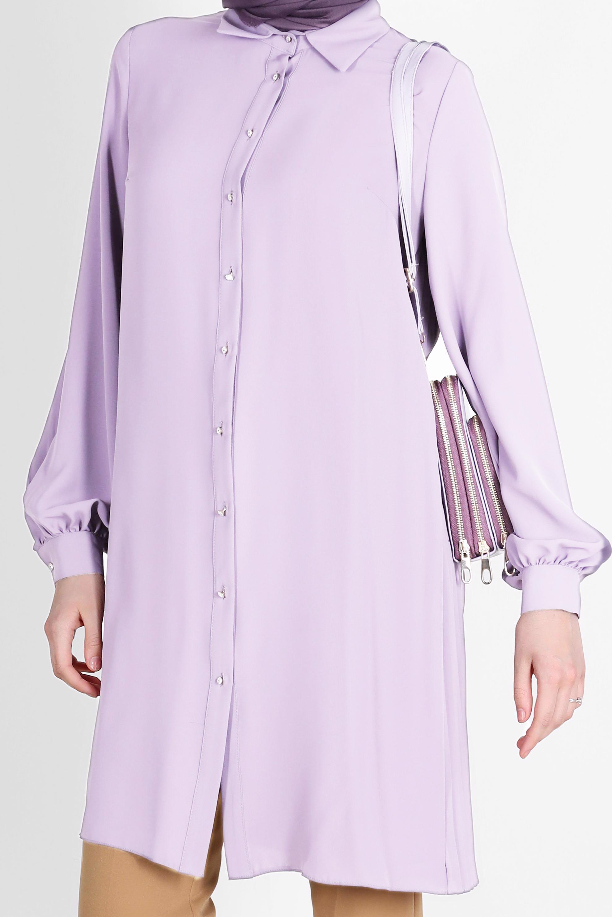 Tesettür giyim MOR 42520 BONİTA TUNİK 38/46 TEK40