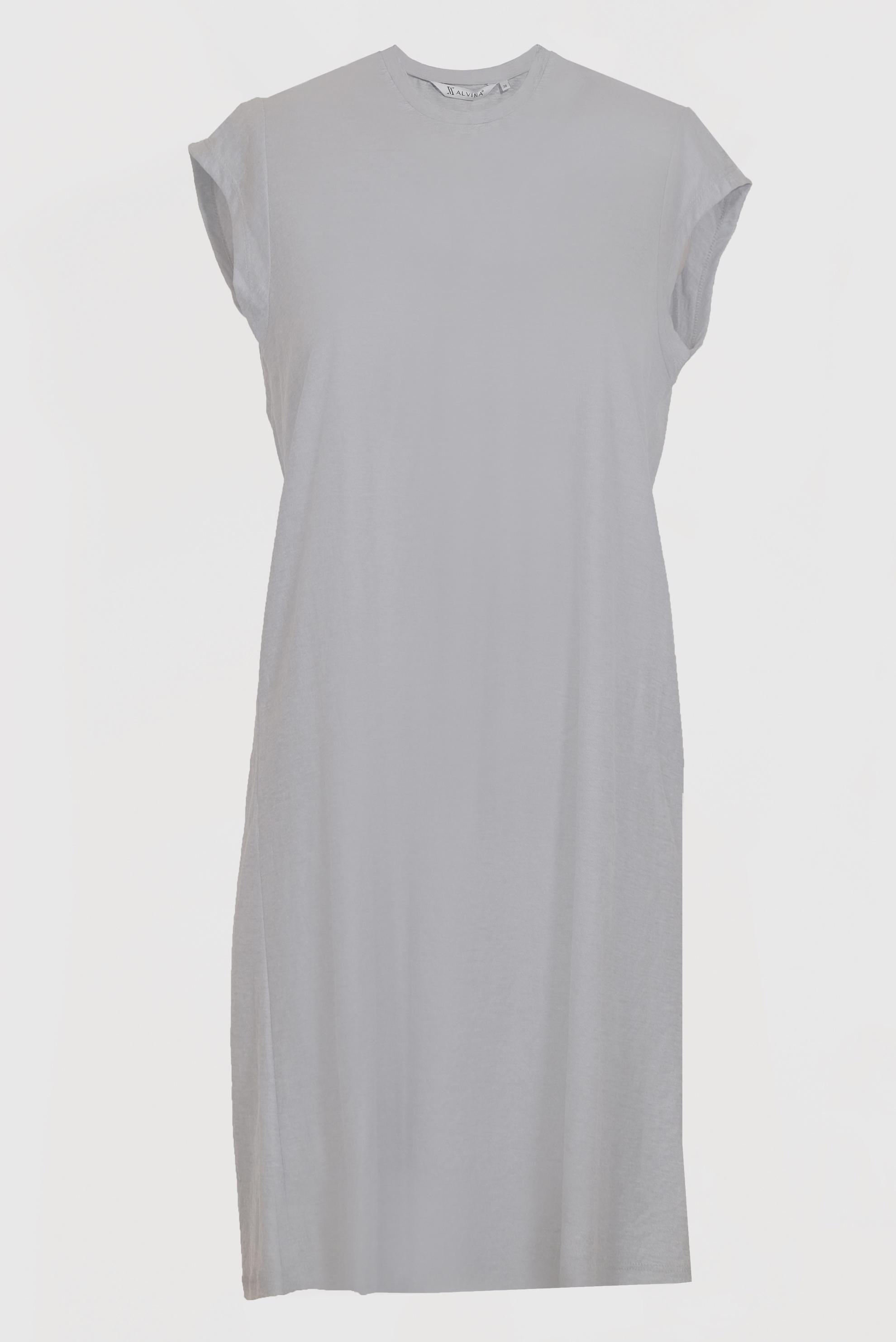 Tesettür giyim GRİ BASIC SIFIR KOL TUNİK 42558 