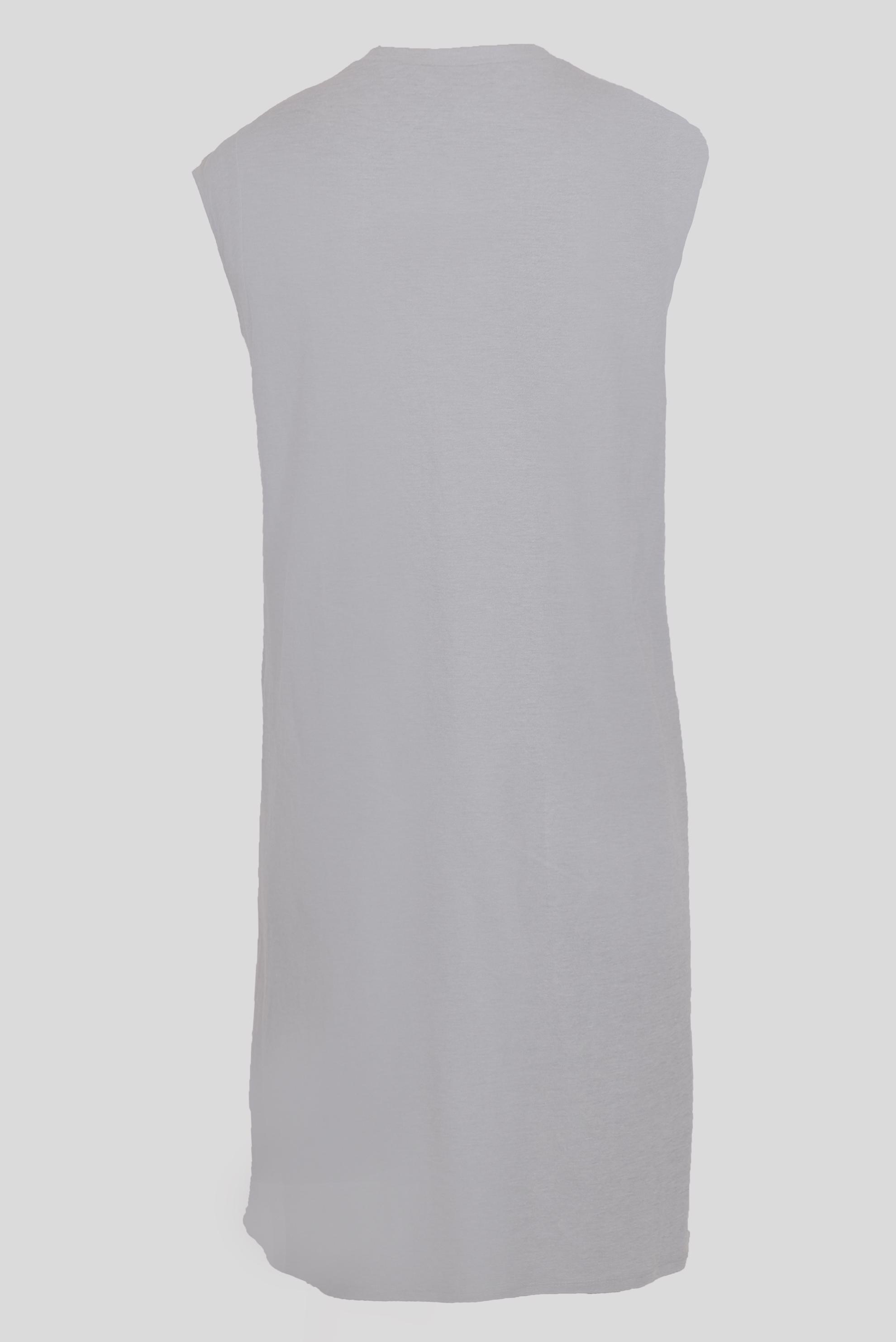 Tesettür giyim GRİ BASIC SIFIR KOL TUNİK 42558 