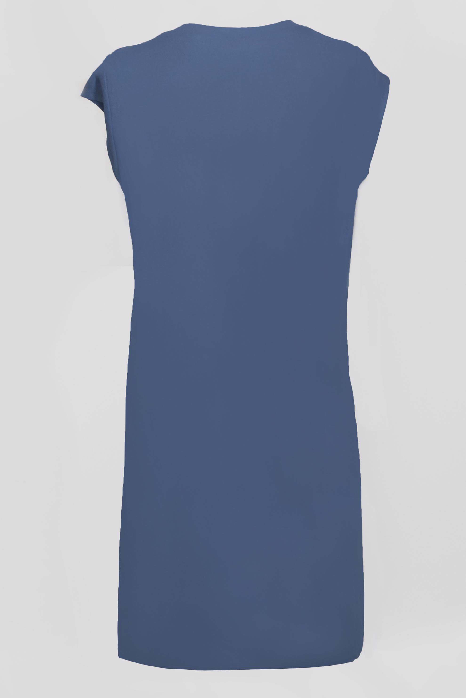 Tesettür giyim LACİVERT BASIC SIFIR KOL TUNİK 42558 