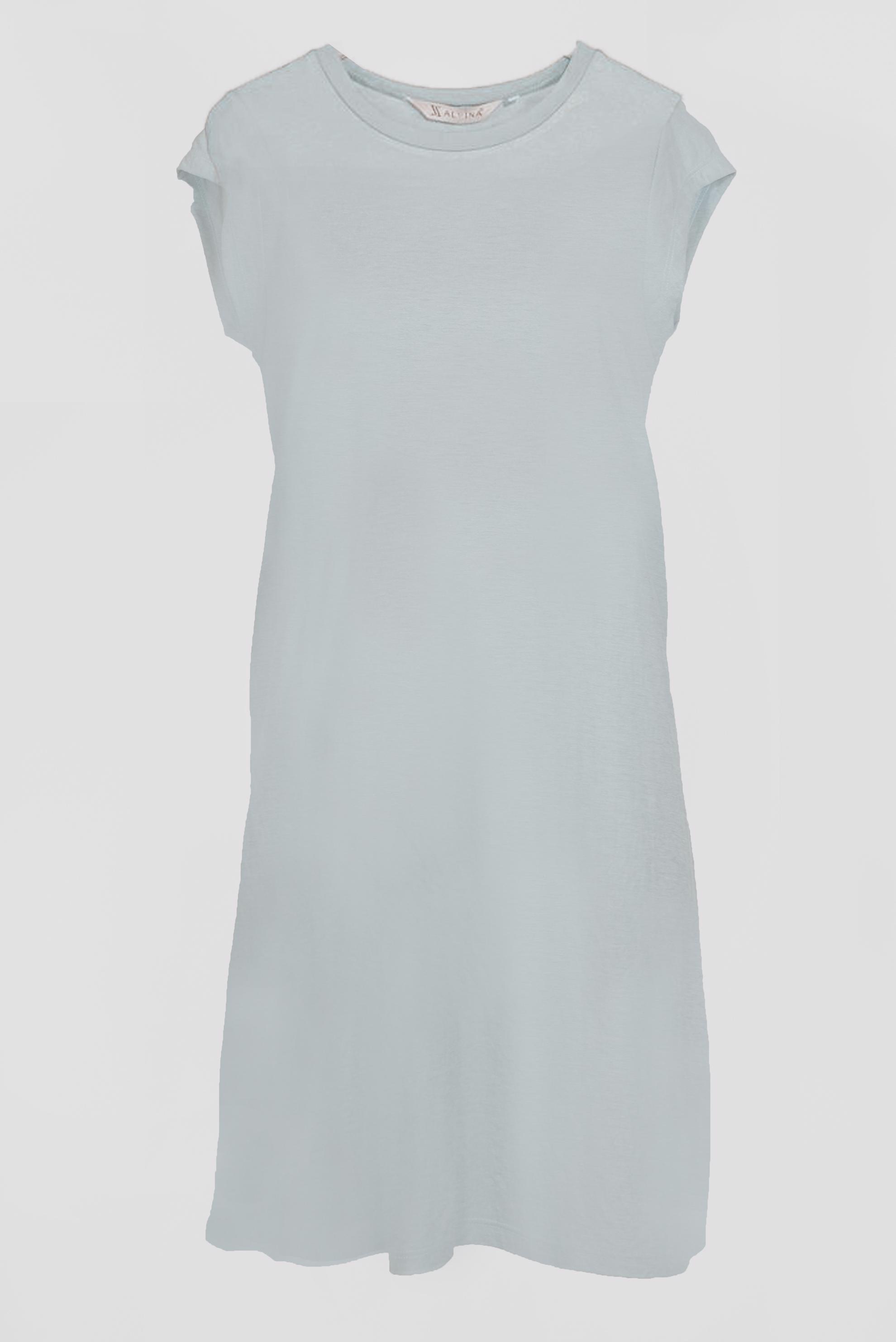 Tesettür giyim YEŞİL BASIC SIFIR KOL TUNİK 42558 