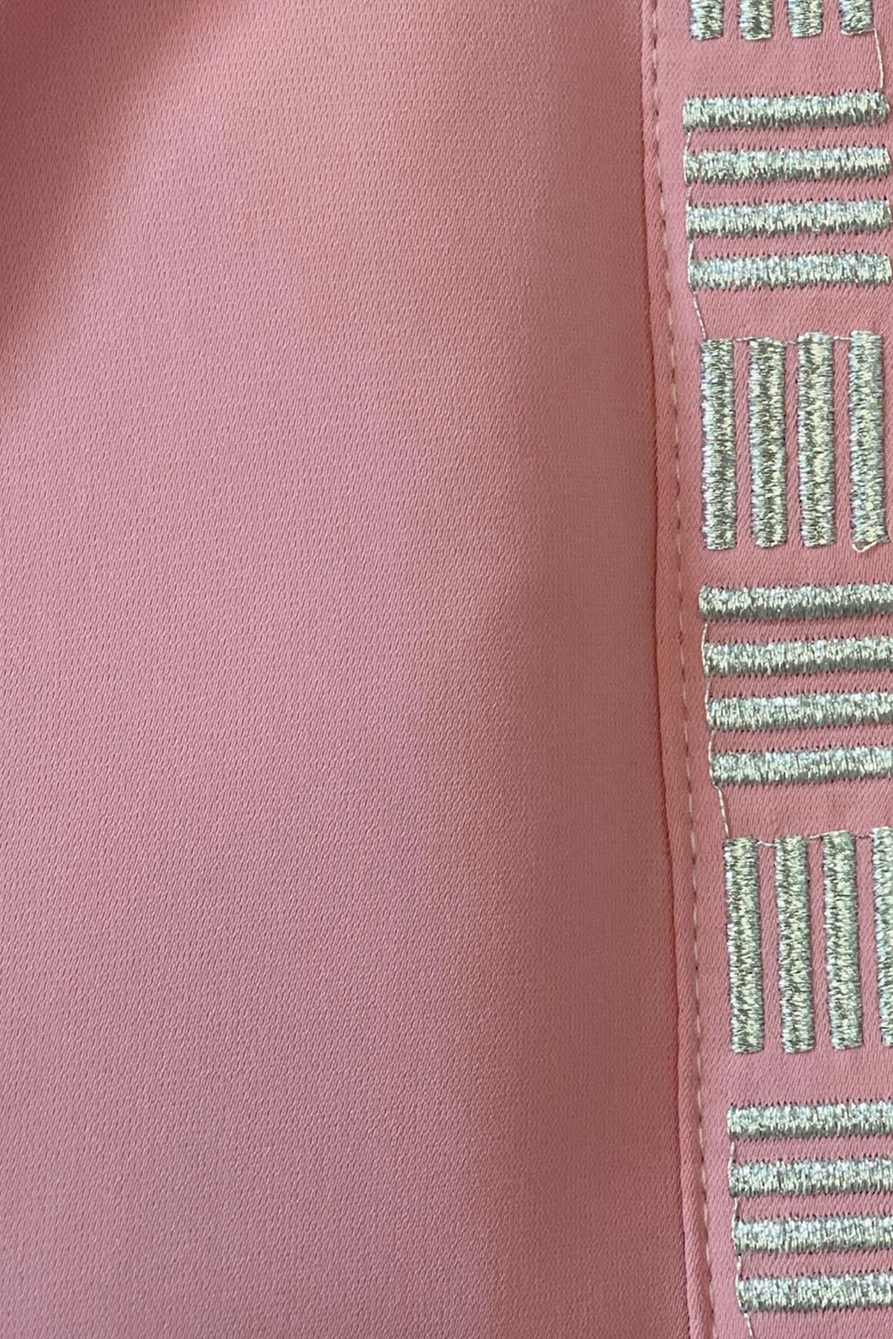 Tesettür giyim PUDRA BAĞLAMA DETAYLI NAKIŞLI TUNİK 42691