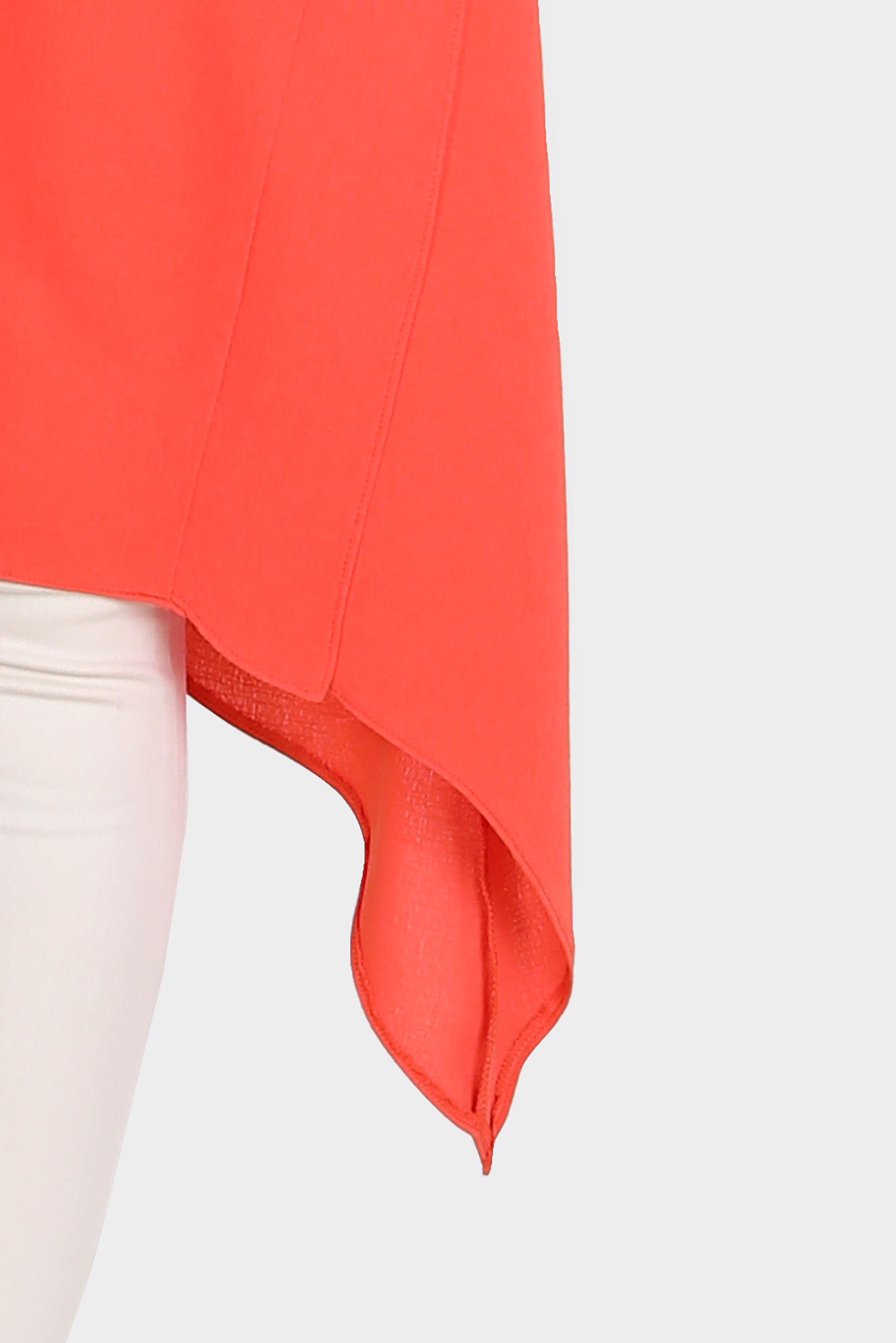 Tesettür giyim KIRMIZI ASİMETRİK KESİM TUNİK 42772