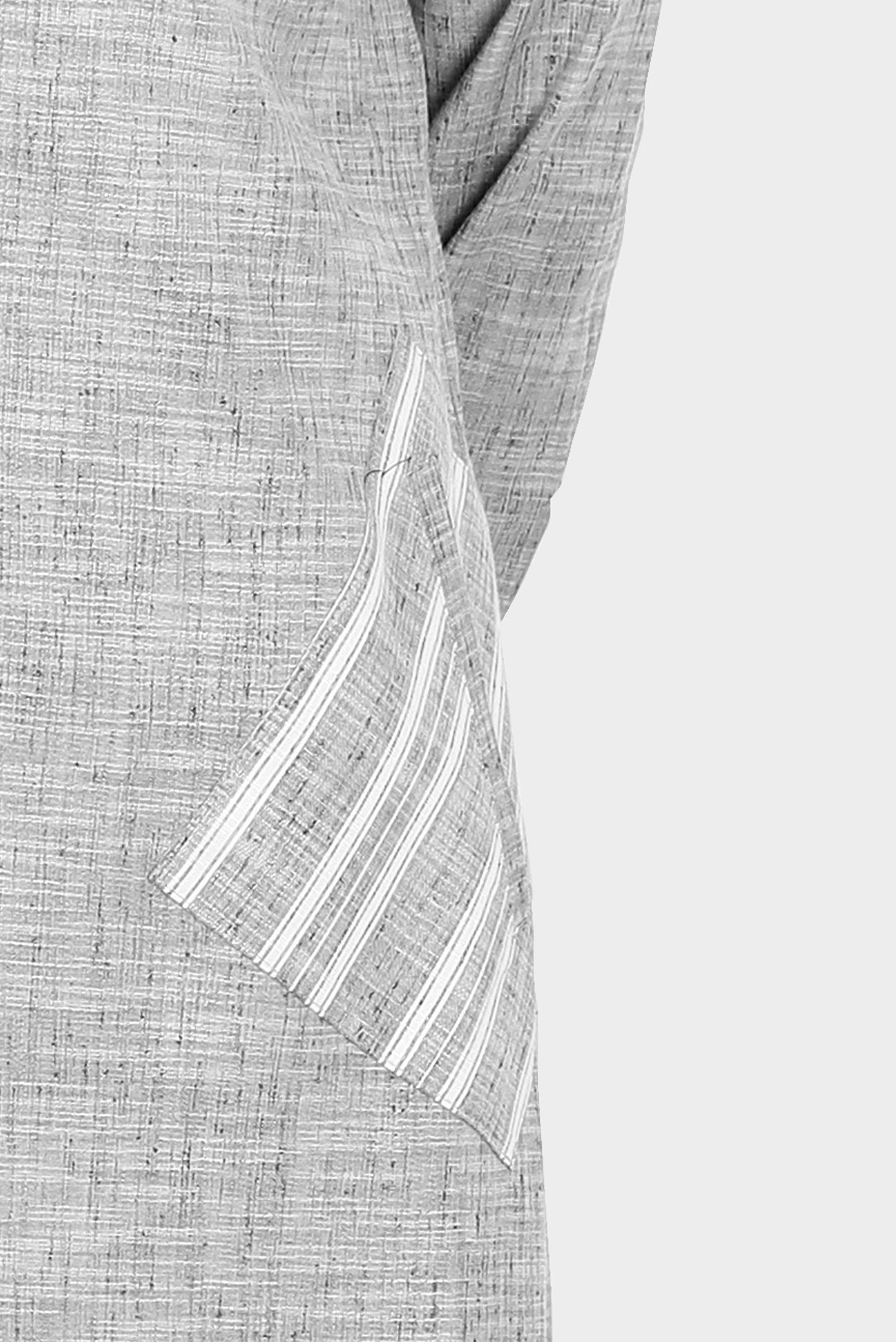 Tesettür giyim SİYAH KETEN GÖRÜNÜMLÜ DÜĞMELİ TUNİK 42779