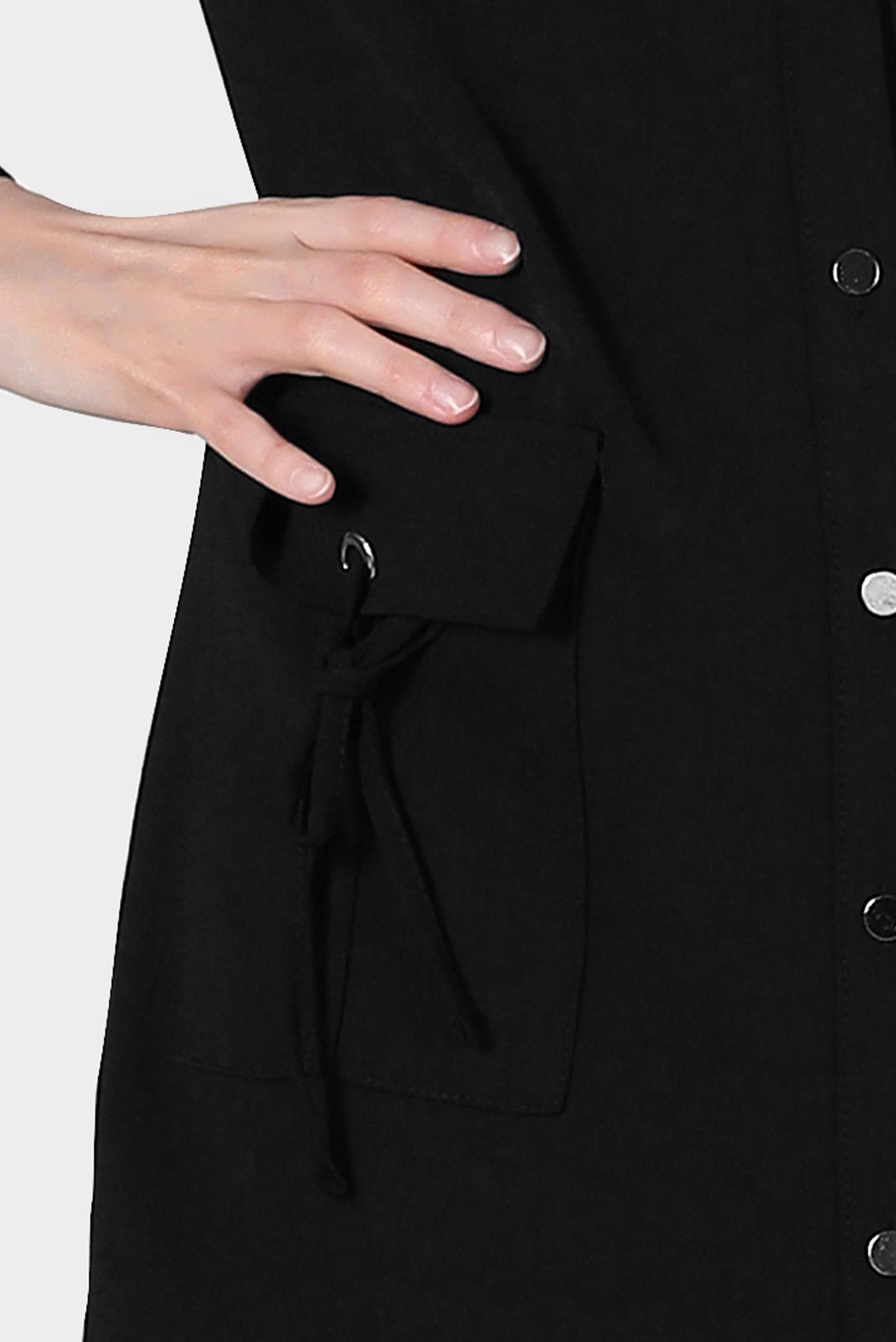 Tesettür giyim SİYAH BAĞLAMA DETAYLI TUNİK 42816 