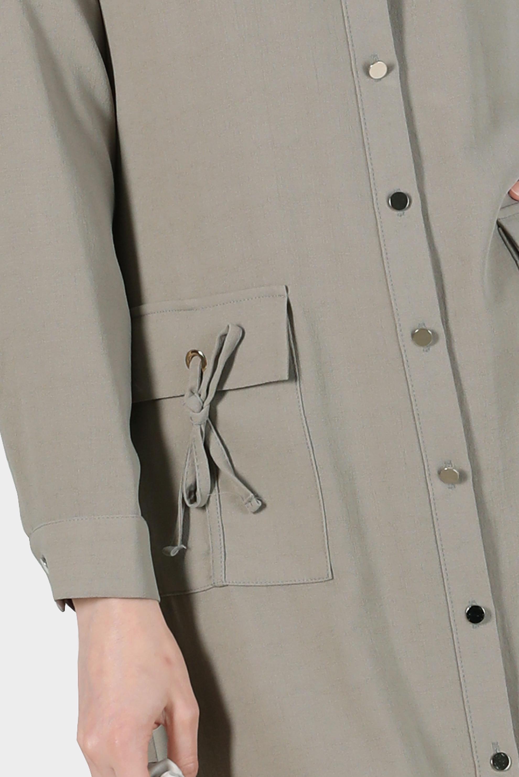 Tesettür giyim KUM BAĞLAMA DETAYLI TUNİK 42816 