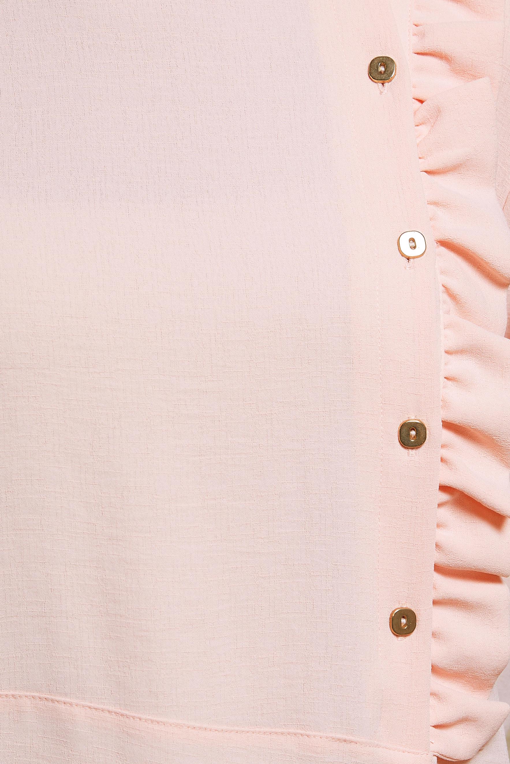 Tesettür giyim PUDRA FIRFIR DETAYLI DÜĞMELİ TUNİK 42825