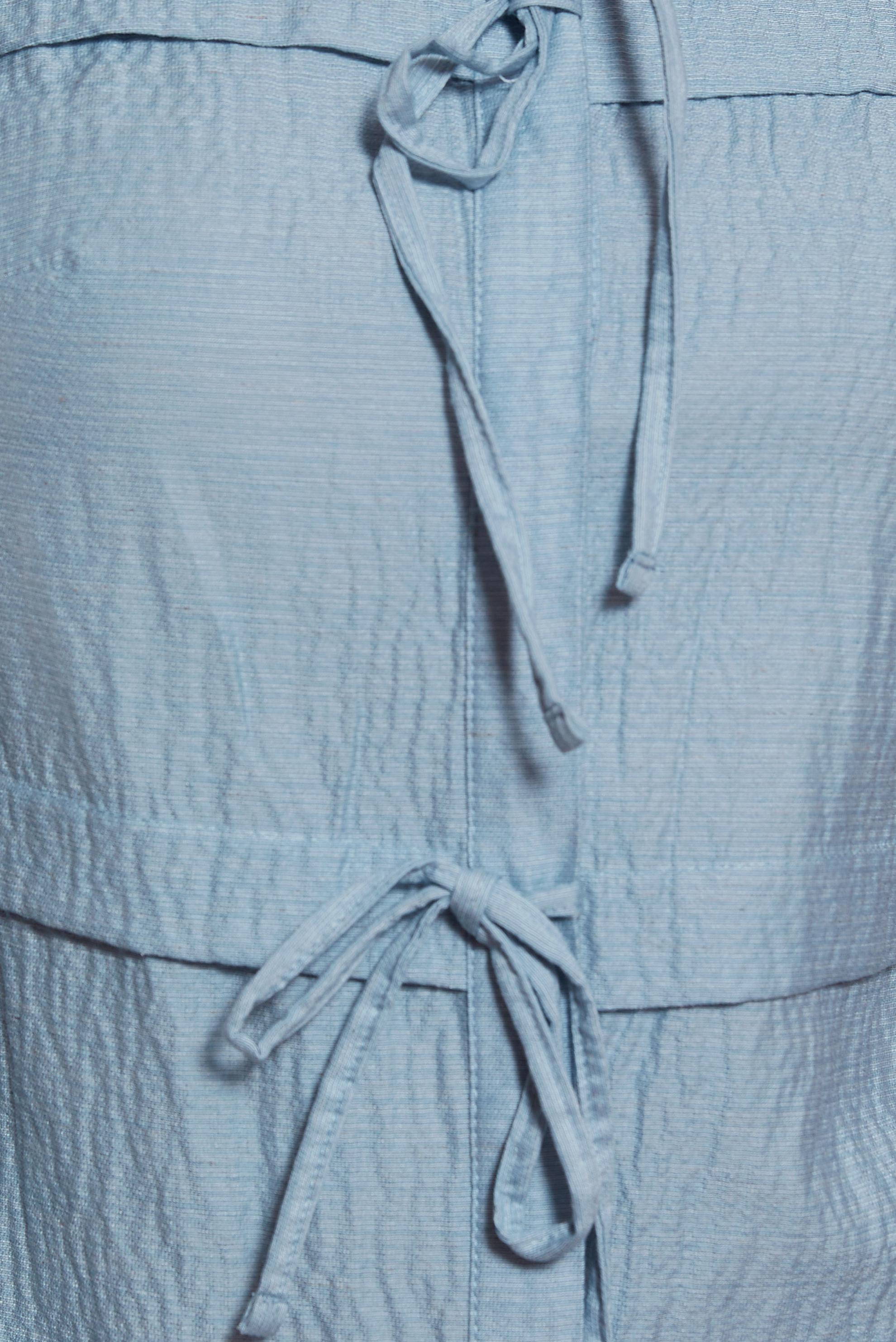 Tesettür giyim MAVİ BAĞCIK DETAYLI TUNİK 42861