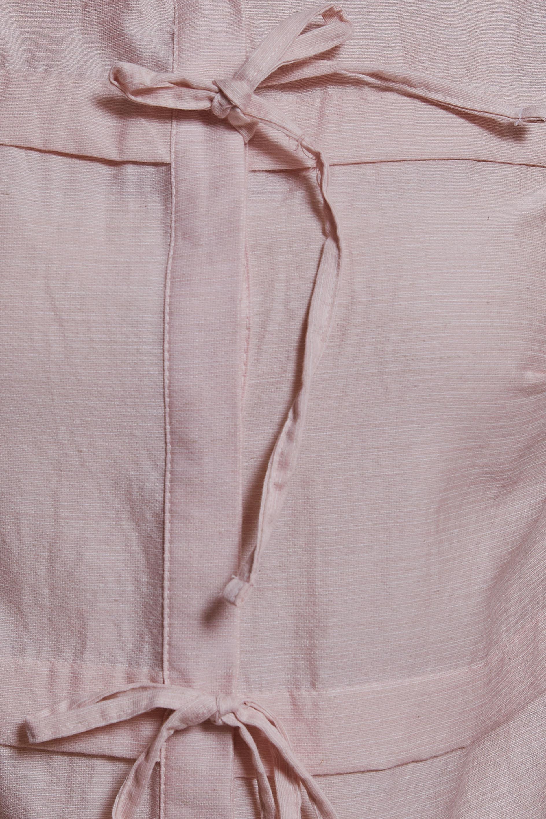 Tesettür giyim PUDRA BAĞCIK DETAYLI TUNİK 42861