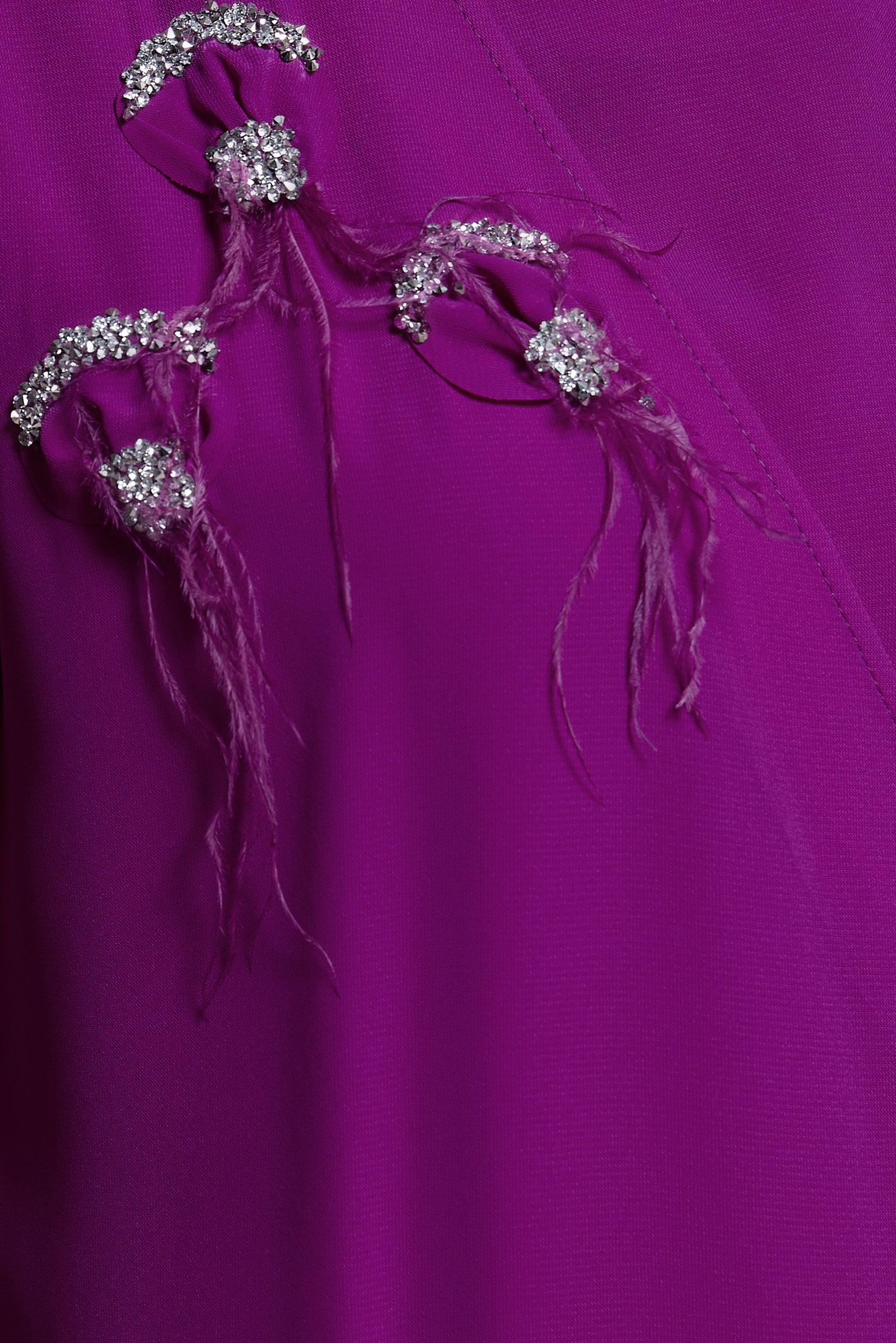 Tesettür giyim FUŞYA BAĞLAMA DETAYLI TUNİK 42880