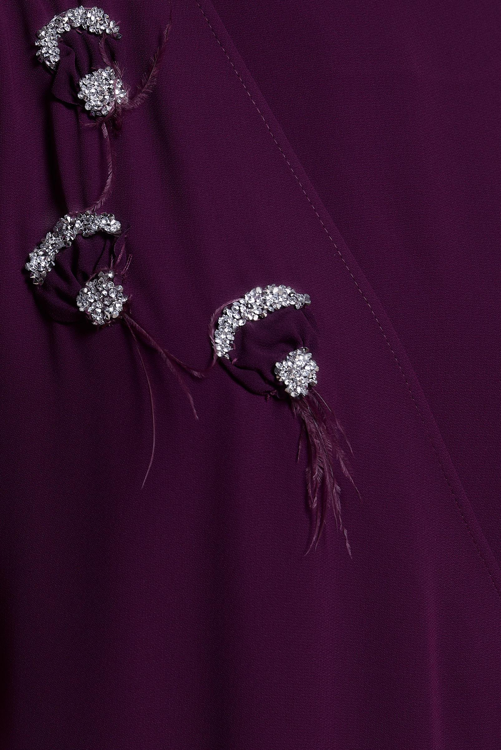 Tesettür giyim MOR BAĞLAMA DETAYLI TUNİK 42880