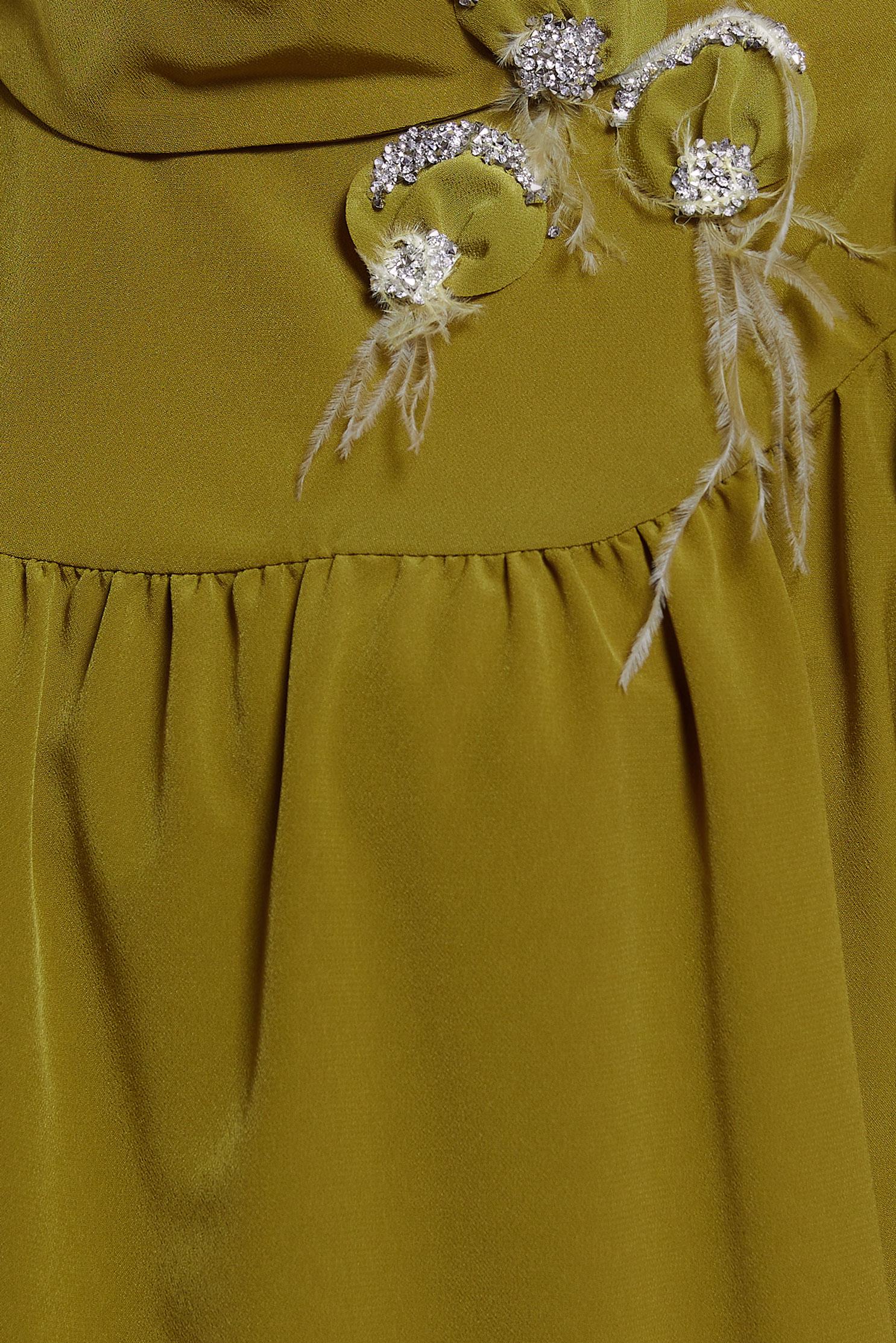 Tesettür giyim YEŞİL TAŞ DETAYLI TESETTÜR TUNİK 42902