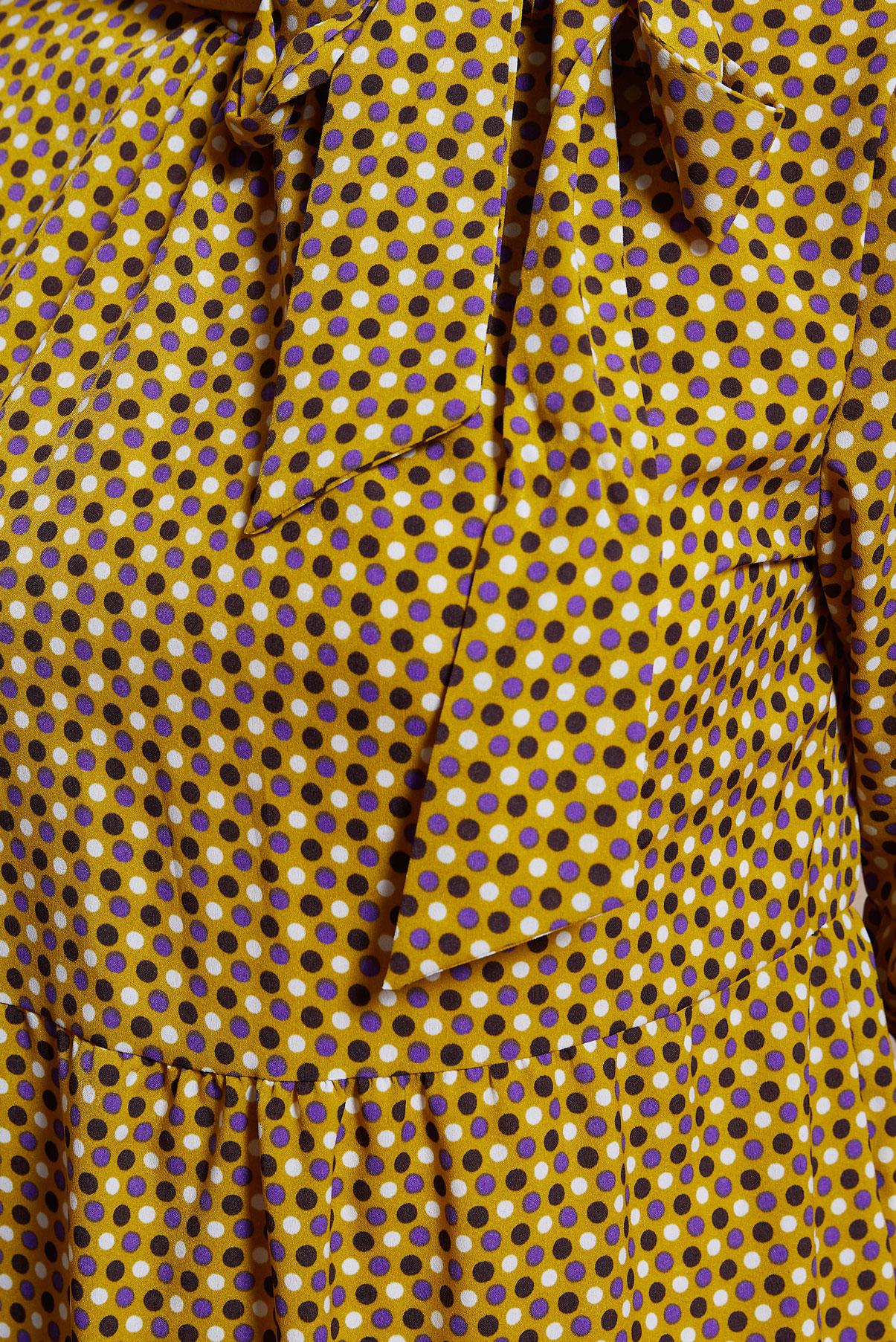 Tesettür giyim YEŞİL PUANTİYE DESENLİ TUNİK 42932