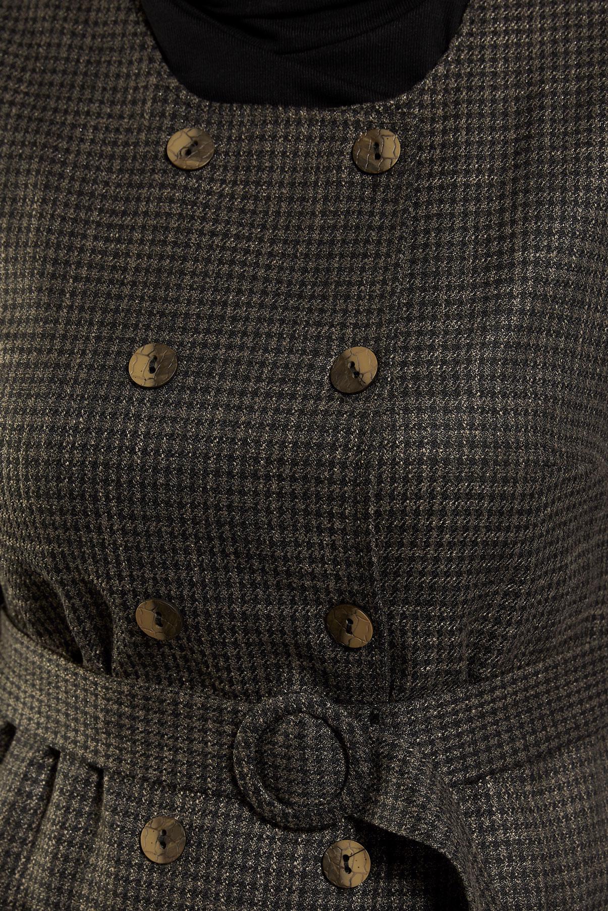 Tesettür giyim SİYAH DÜĞMELİ YELEKLİ TUNİK 41210