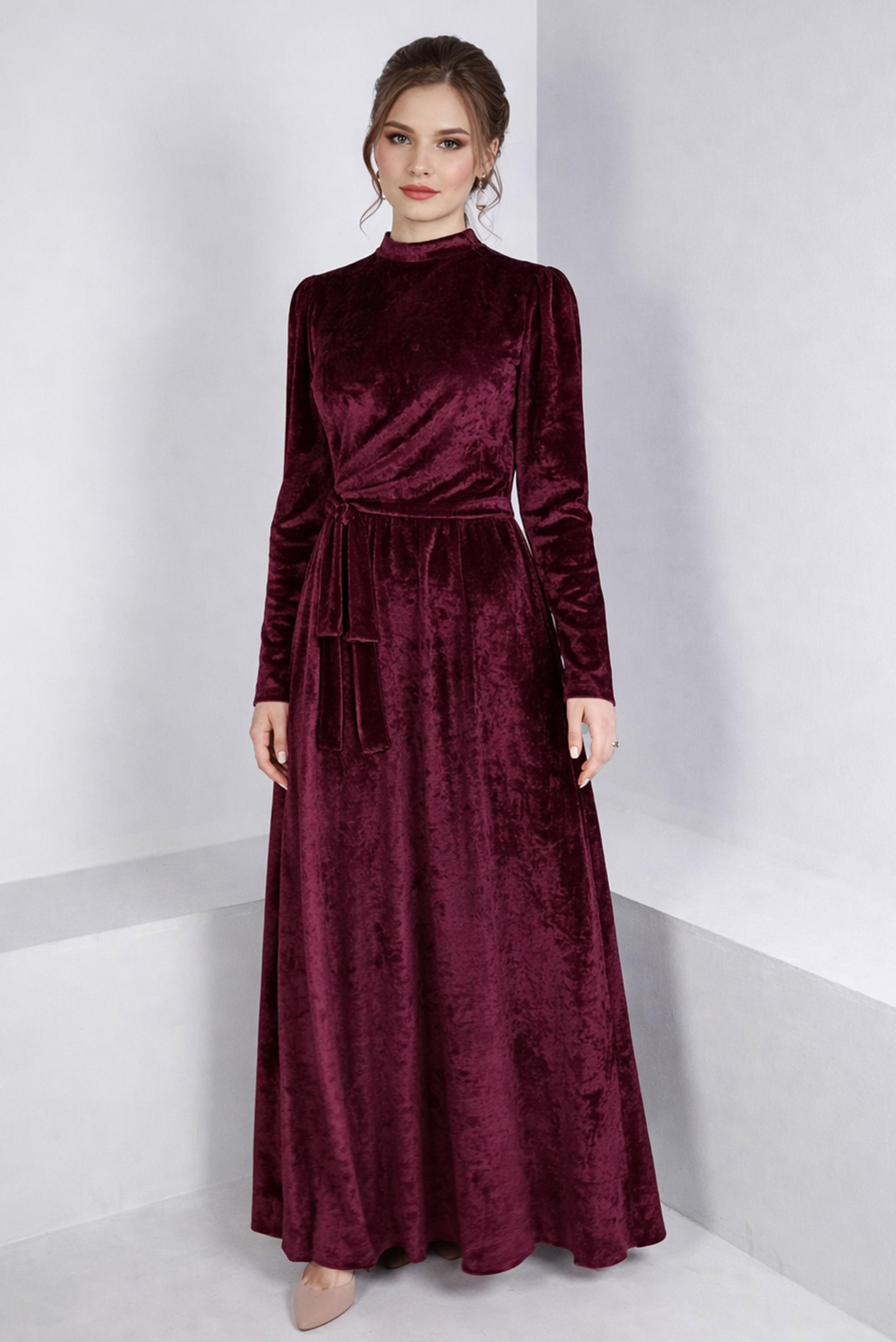 Vêtements hijab ROUGE BORDEAUX 50281 NEW DESTİNY ABİYE 40/48 TEK38