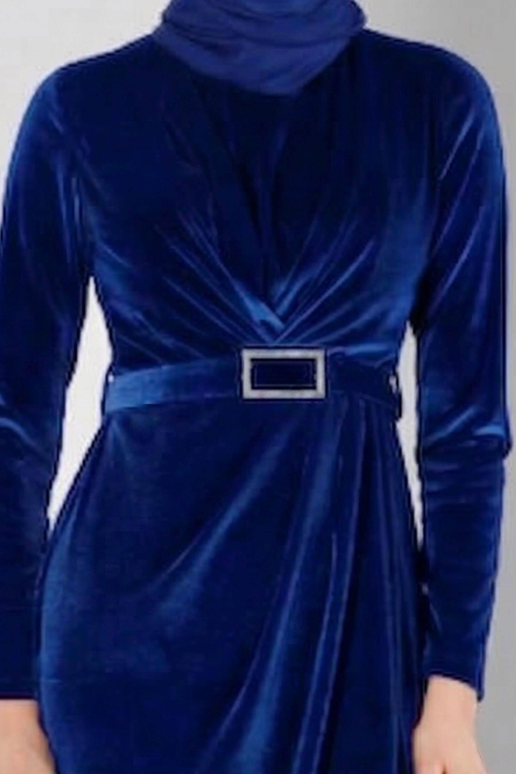 Vêtements hijab BLEU MARINE 50282 NEW DESTİNY ABİYE 38/44 TEK40