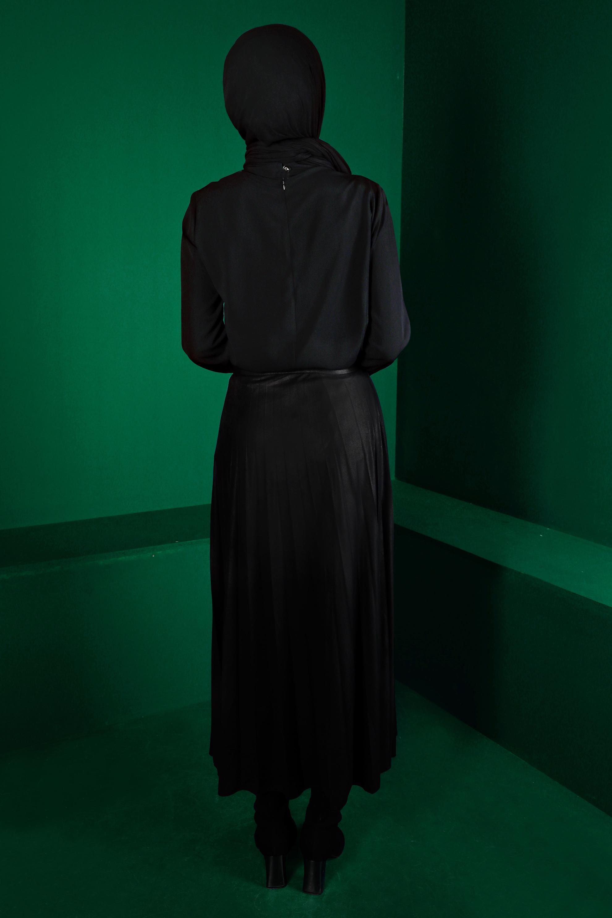 Vêtements hijab NOIR BLOUSE CLASSIQUE 43380