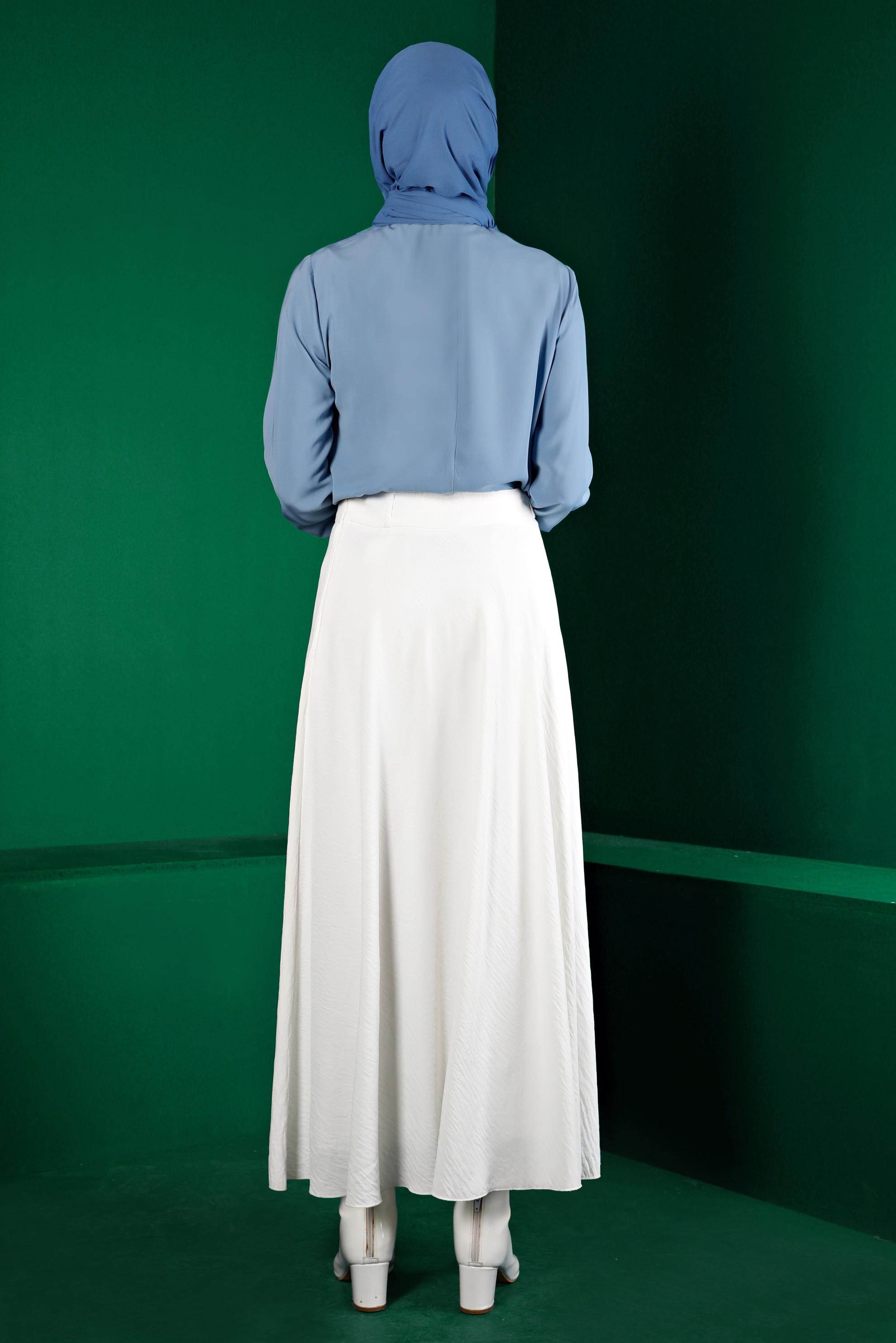 Hijab clothing BLUE CLASSIC BLOUSE 43380 