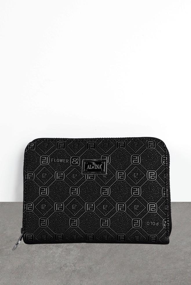 Vêtements hijab NOIR PORTEFEUILLE ALVINA 1050 - ALVİNA