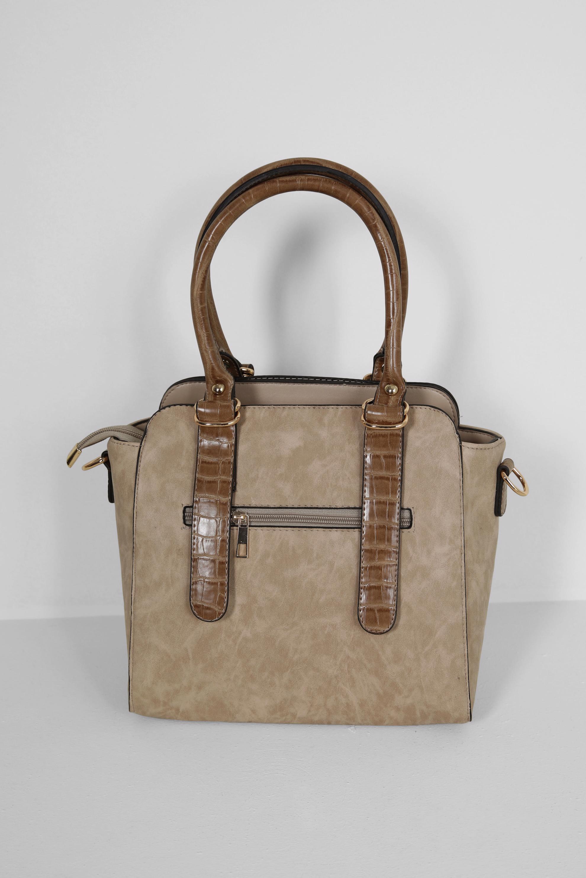 Tesettür giyim VİZON ALVİNA ÇANTA 3016