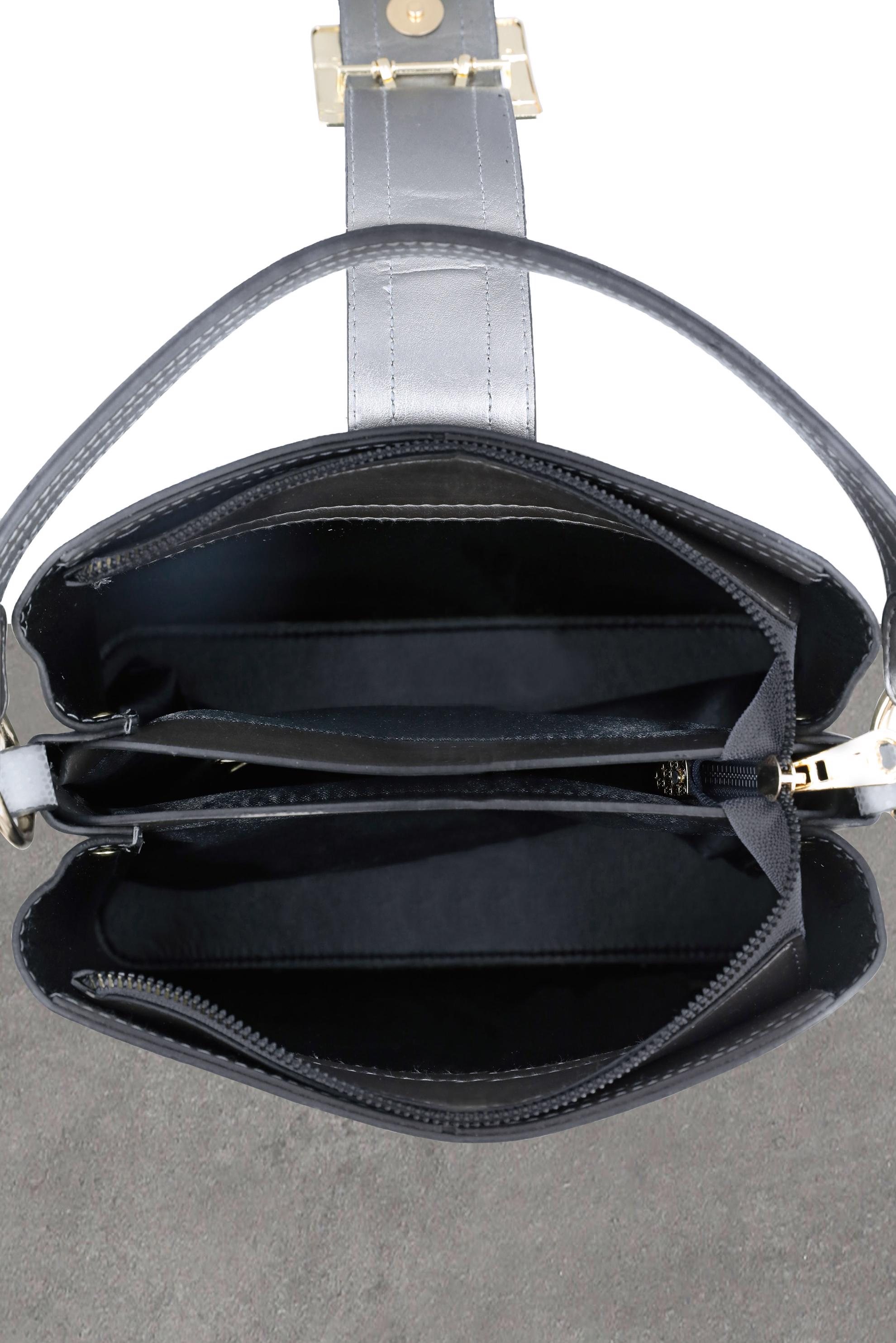 Tesettür giyim BEJ ALVİNA KEMERLİ ÇANTA 3027 