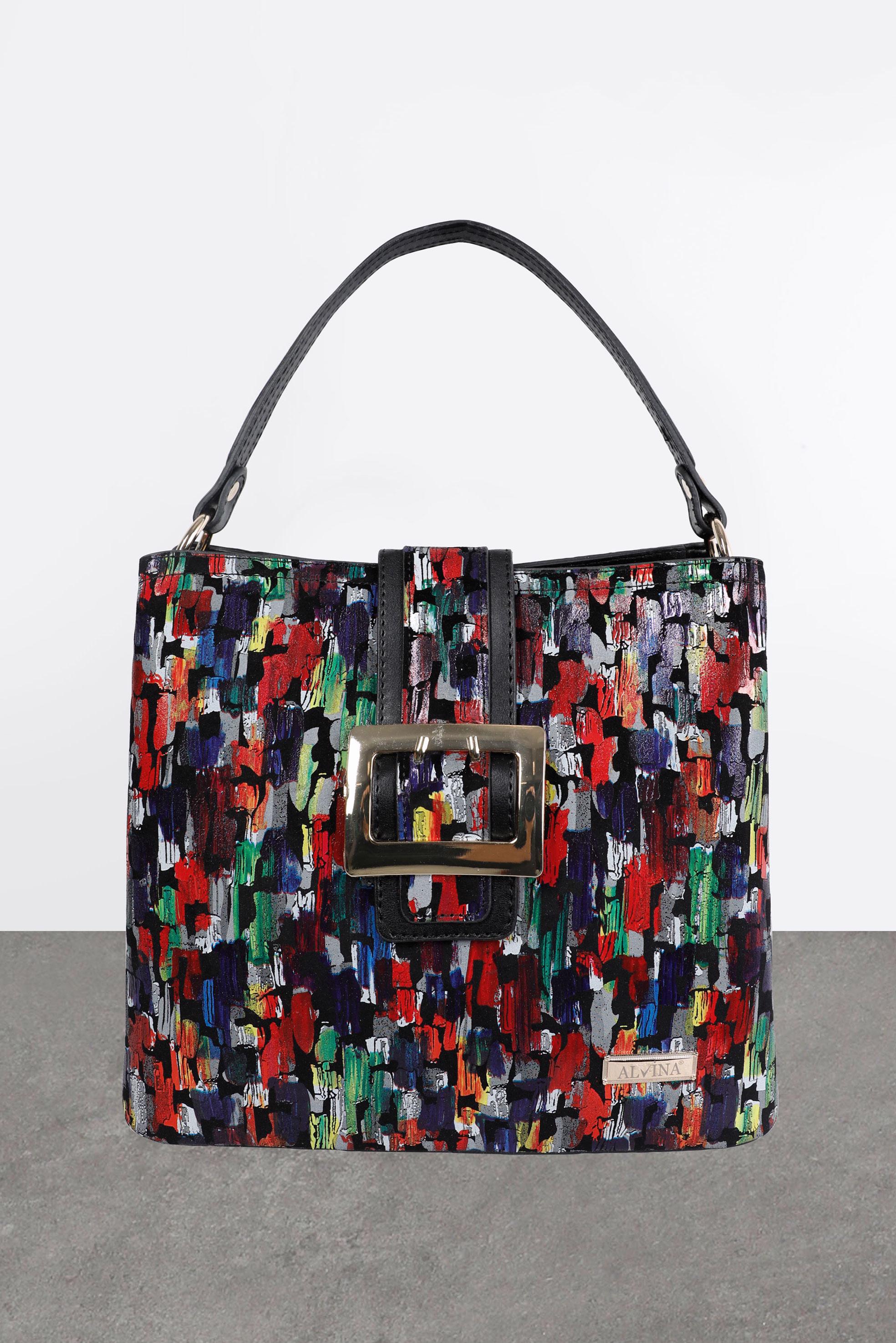 Tesettür giyim SİYAH ALVİNA KEMERLİ ÇANTA 3027 