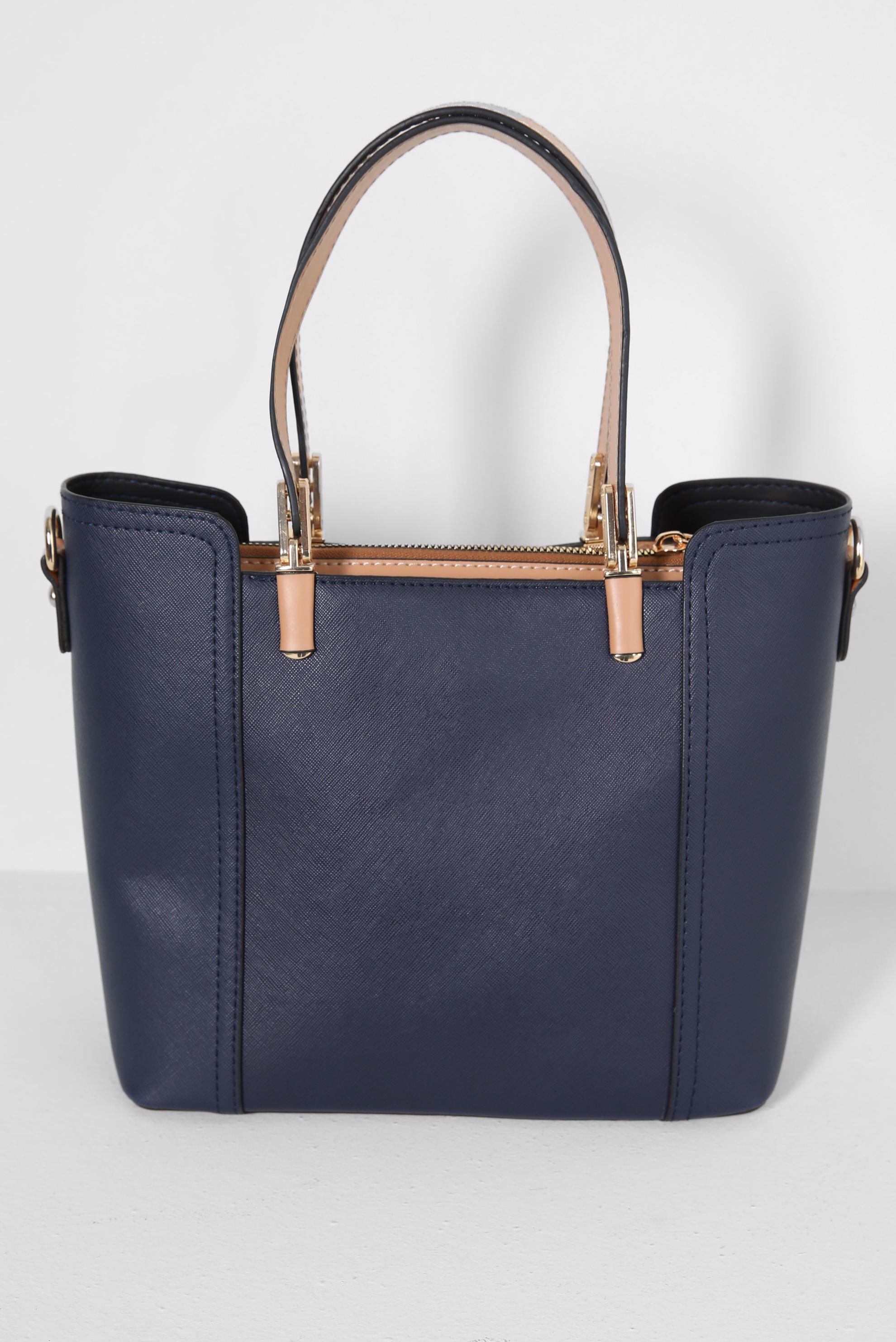 Tesettür giyim LACİVERT ALVİNA SHOPPER ÇANTA 3030 