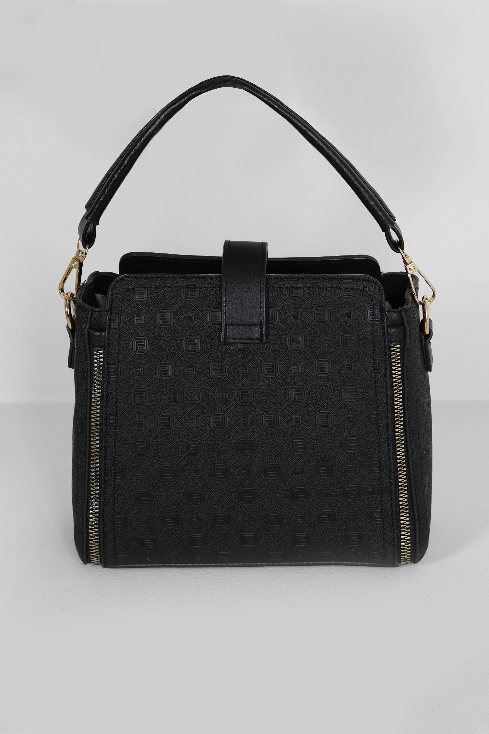 Vêtements hijab NOIR ALVINA SAC À FERMETURE ÉCLAIR 3033