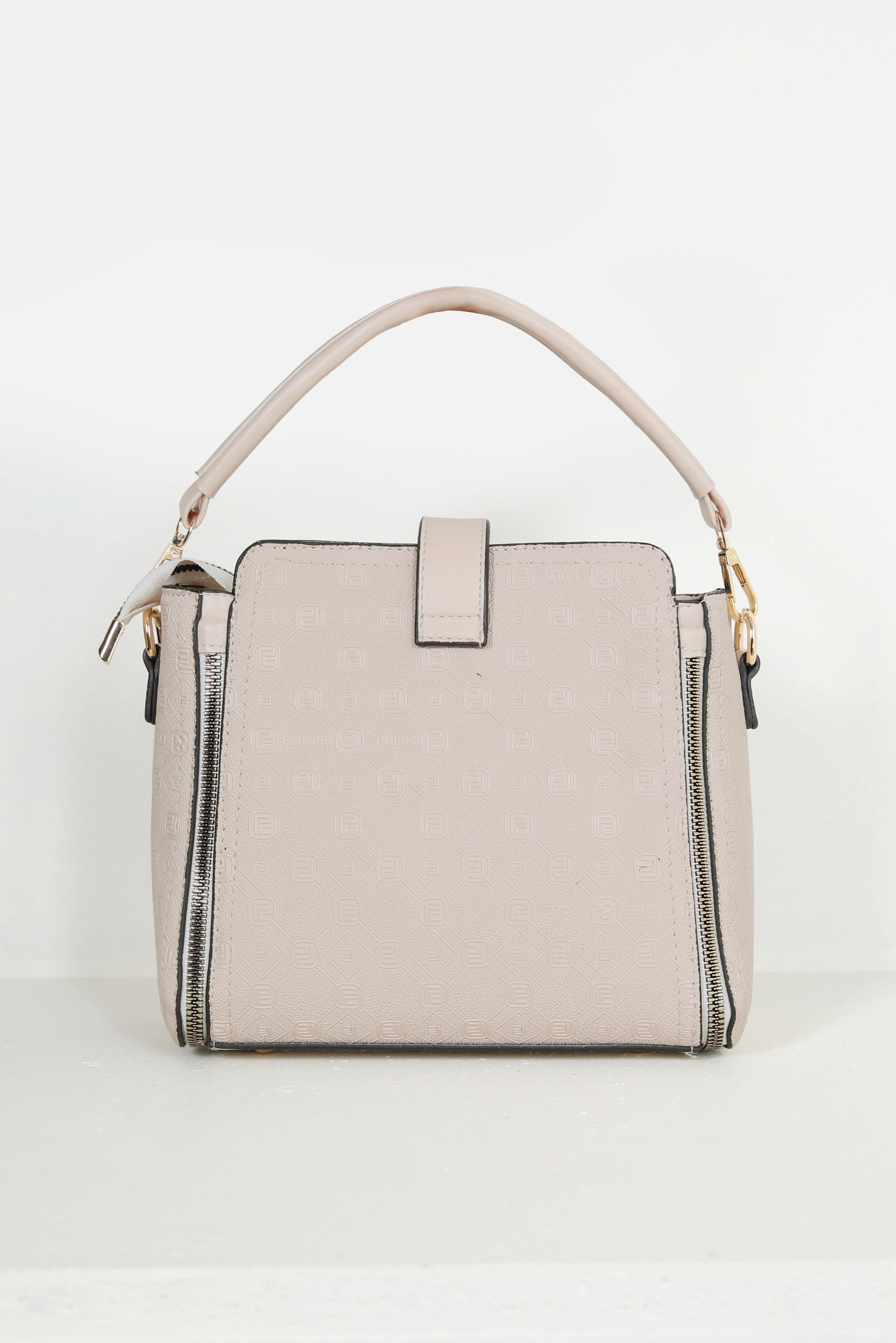 Tesettür giyim BEYAZ ALVİNA FERMUAR DETAYLI ÇANTA 3033