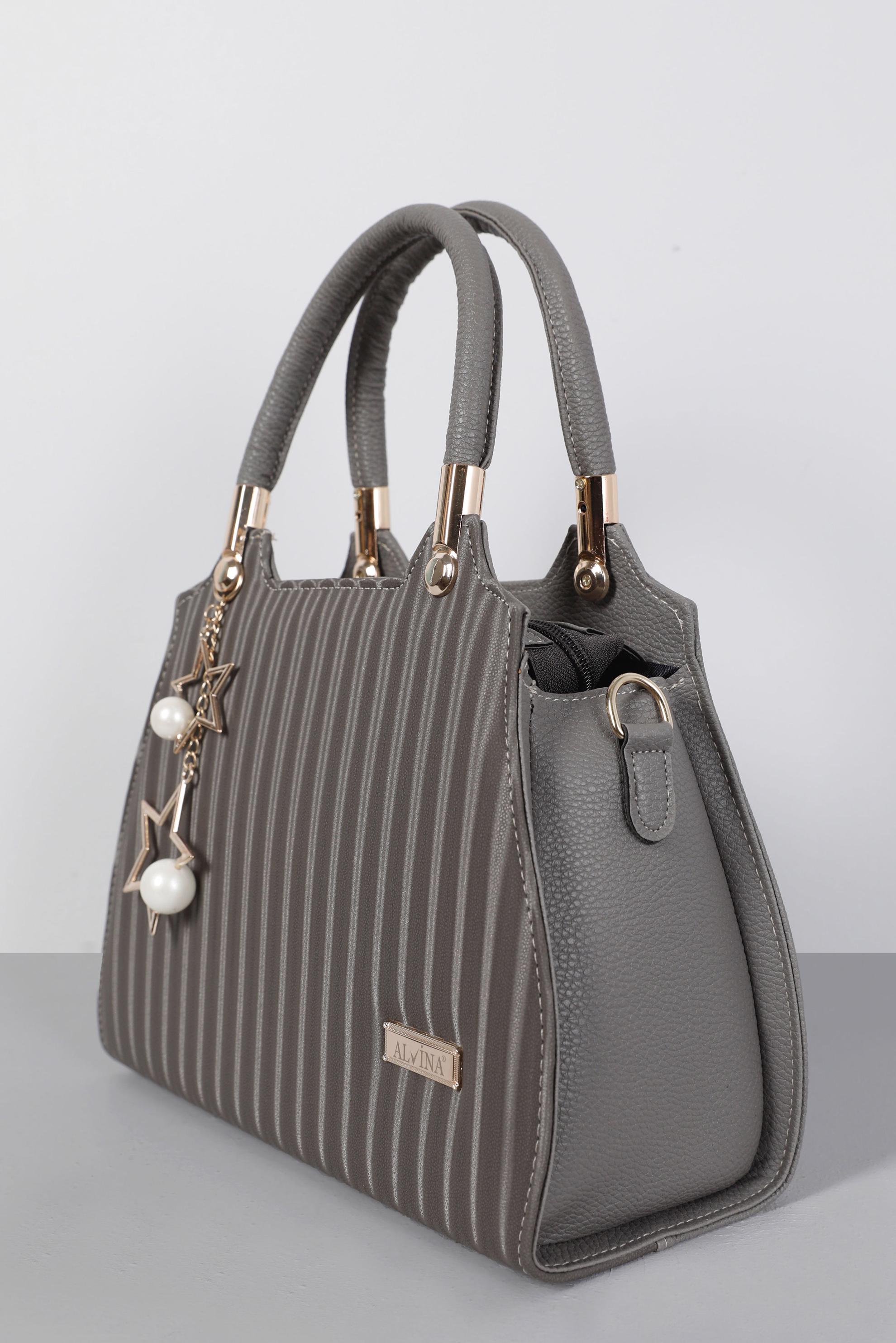 Tesettür giyim BEJ ALVİNA ÇANTA 3040 