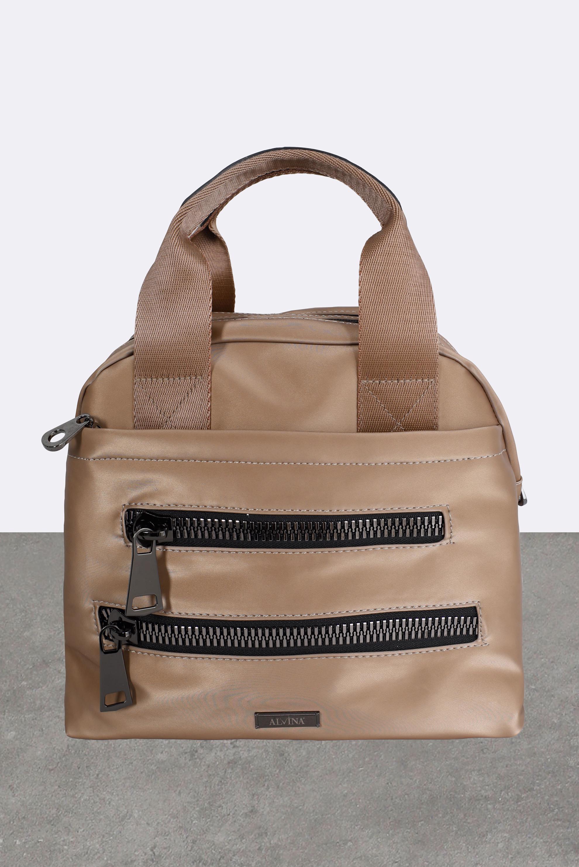 Tesettür giyim VİZON ALVİNA ÇANTA 3043 